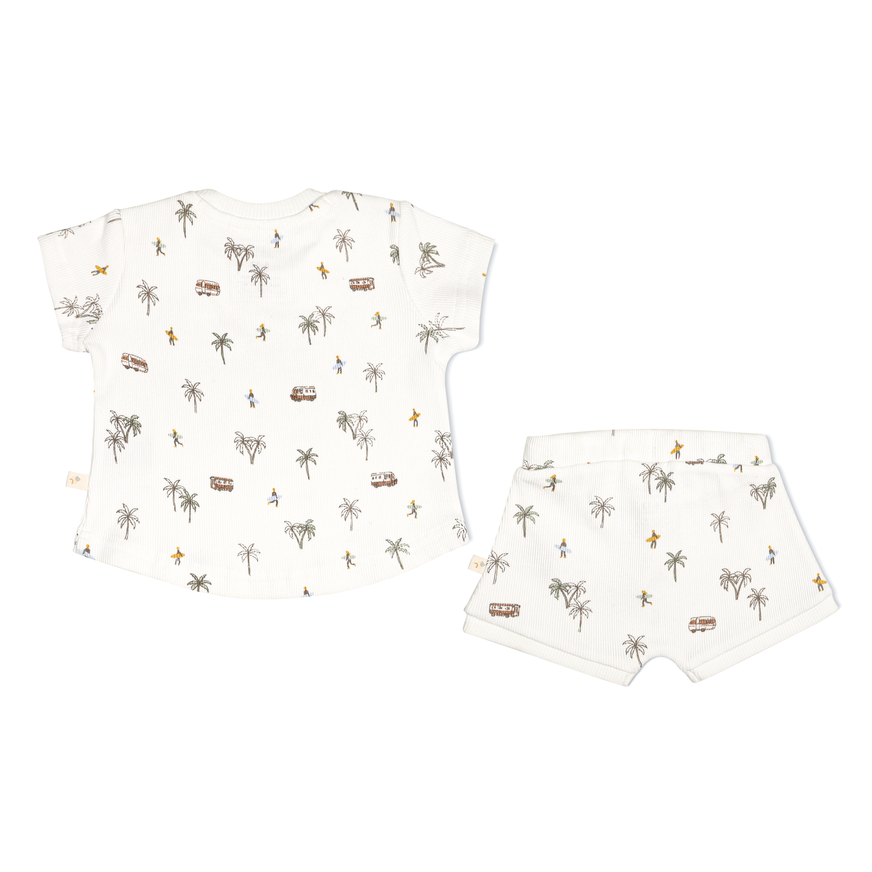 Organic Baby Toddler Tee and  Shorties Set - Malibu Makemake Organics   