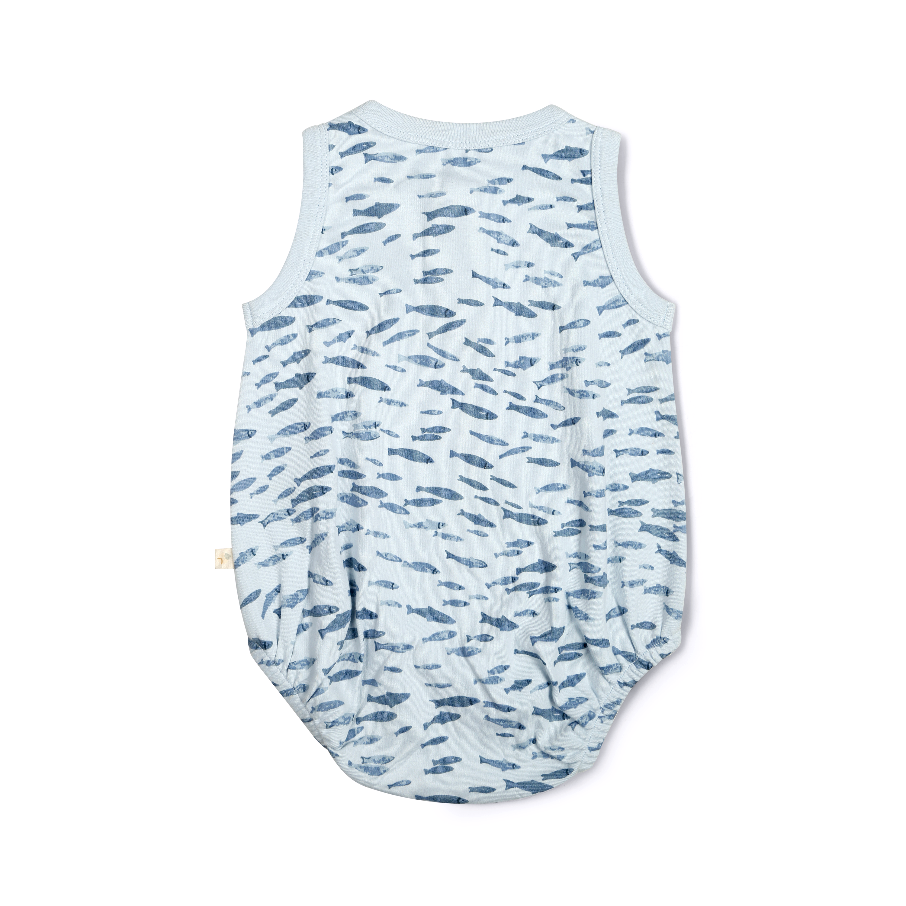 Organic Baby Bubble Onesie - Minnow Makemake Organics   