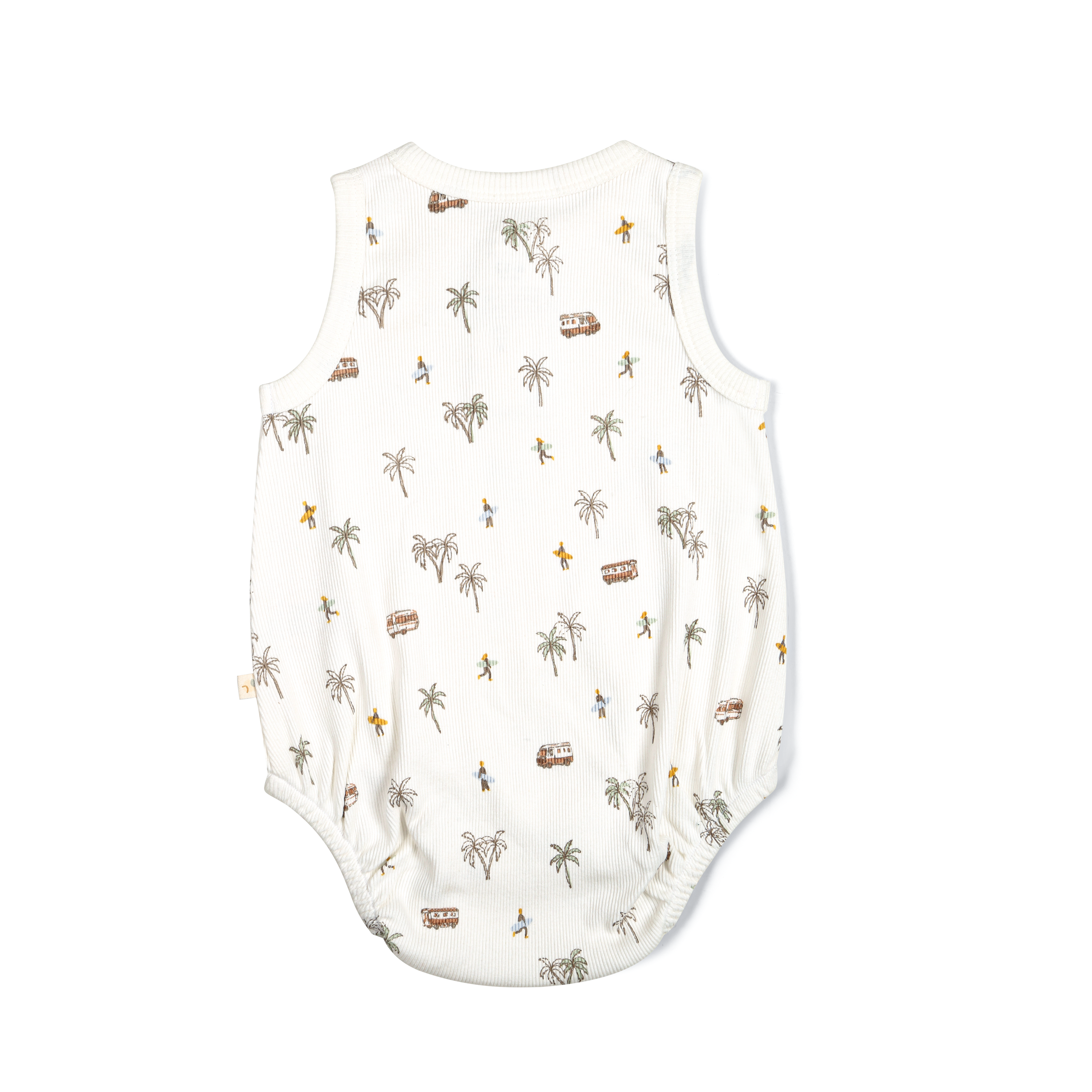 Organic Baby Bubble Onesie - Malibu Makemake Organics   