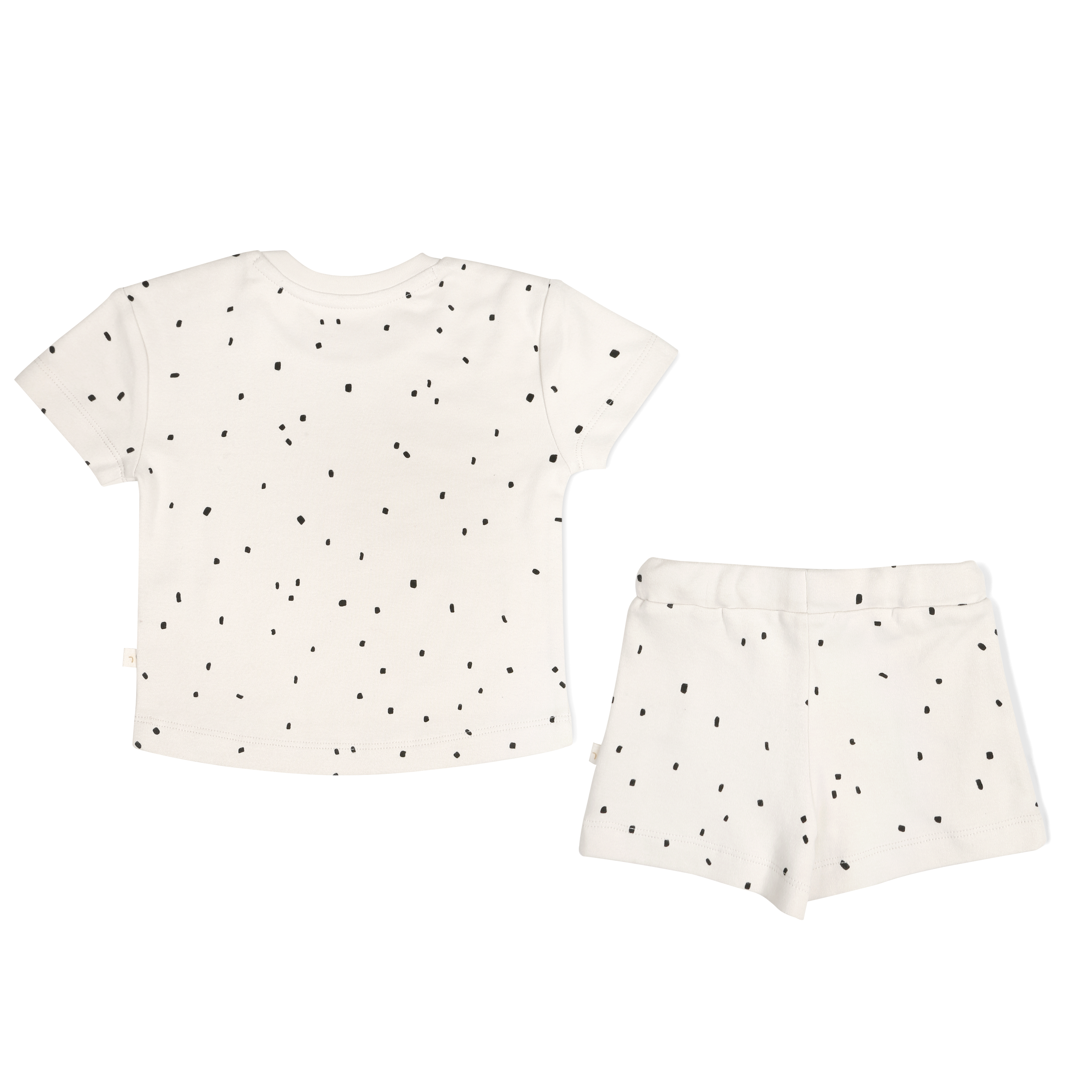 Organic Baby Toddler Tee and Shorts Set - Pixie Dots Makemake Organics   