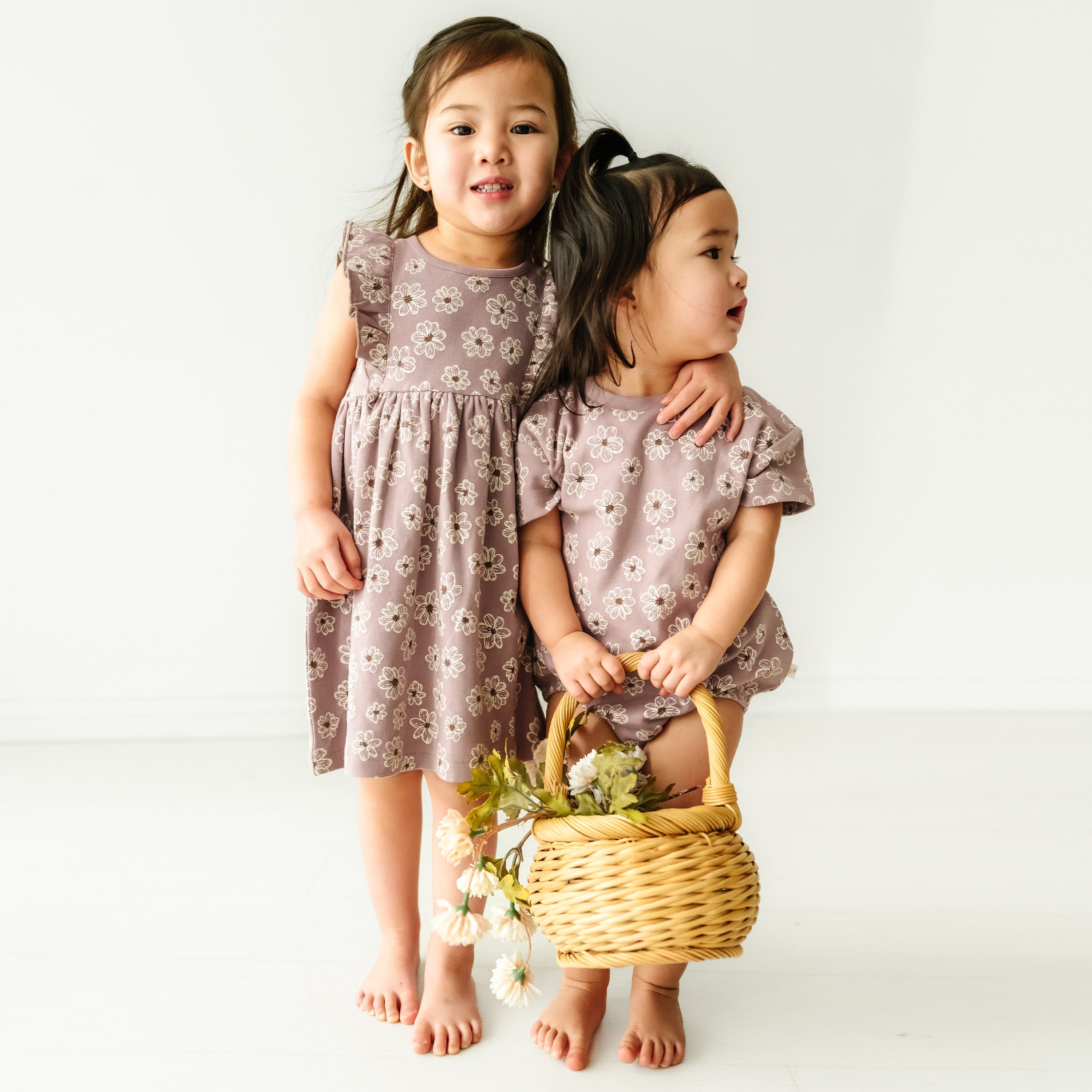 Organic Baby Flutter Dress - Daisies Makemake Organics   