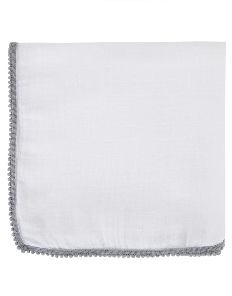 Bamboo Pom Pom Swaddle Malabar Baby   