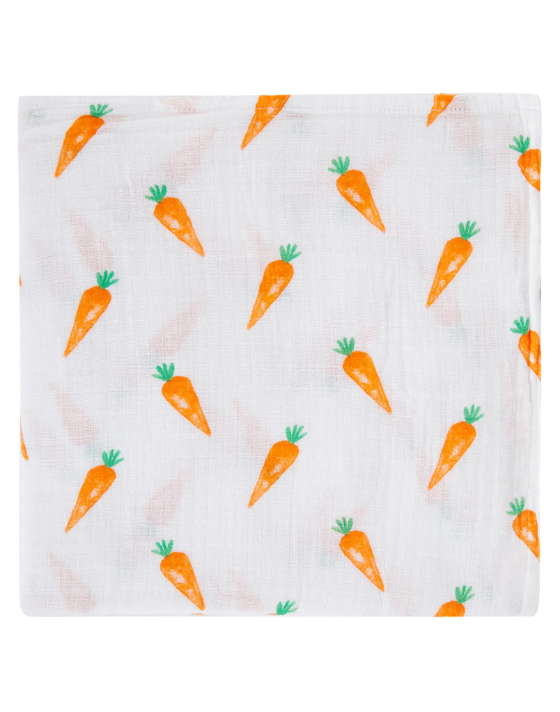 Organic Swaddle - Carrot Malabar Baby   