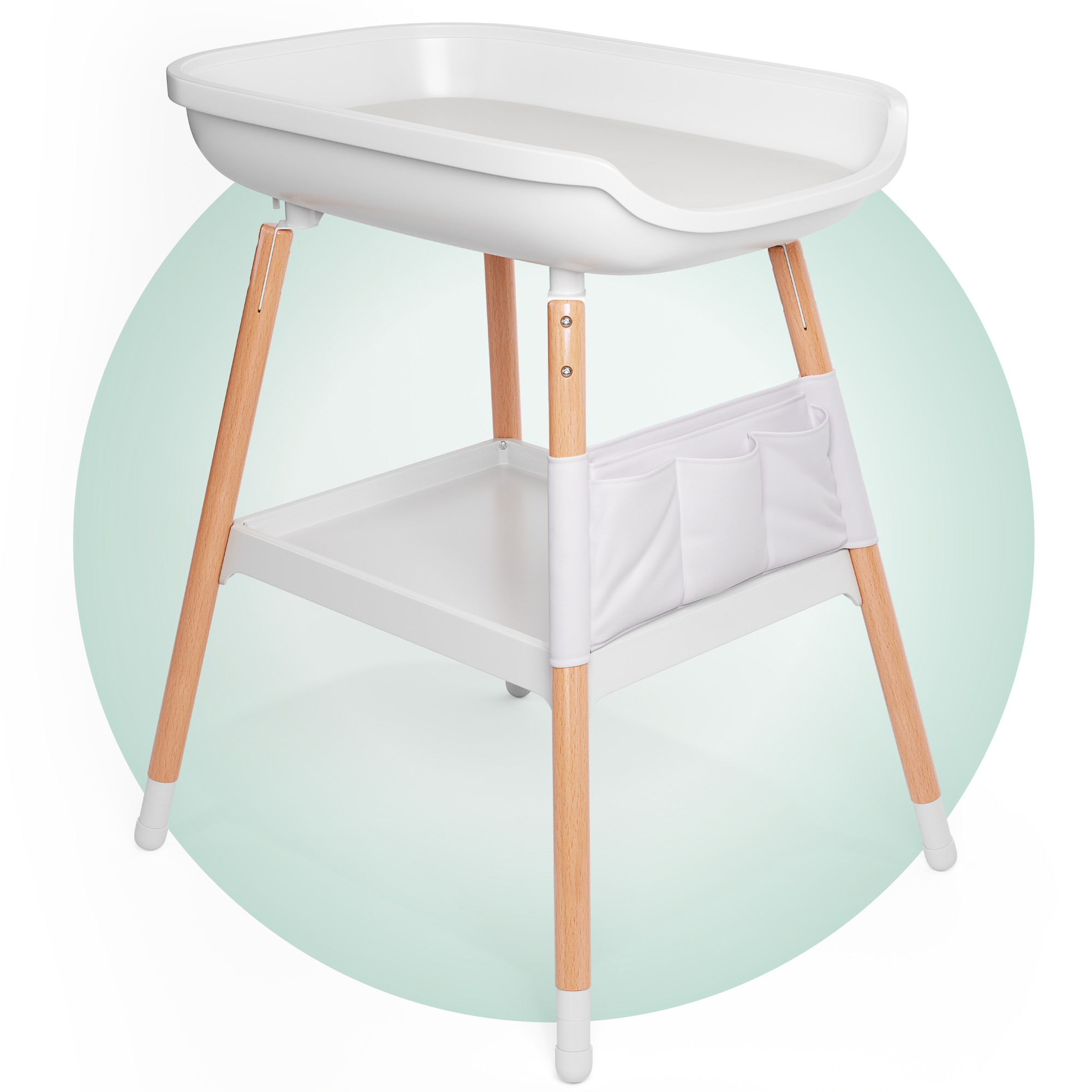 Deluxe Diaper Changing Table (Changing Pad Included) Children of Design   