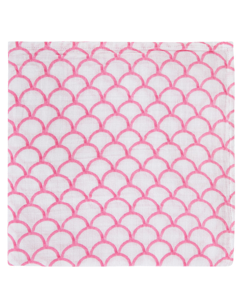 Organic Swaddle - Pink Rainbow Malabar Baby   