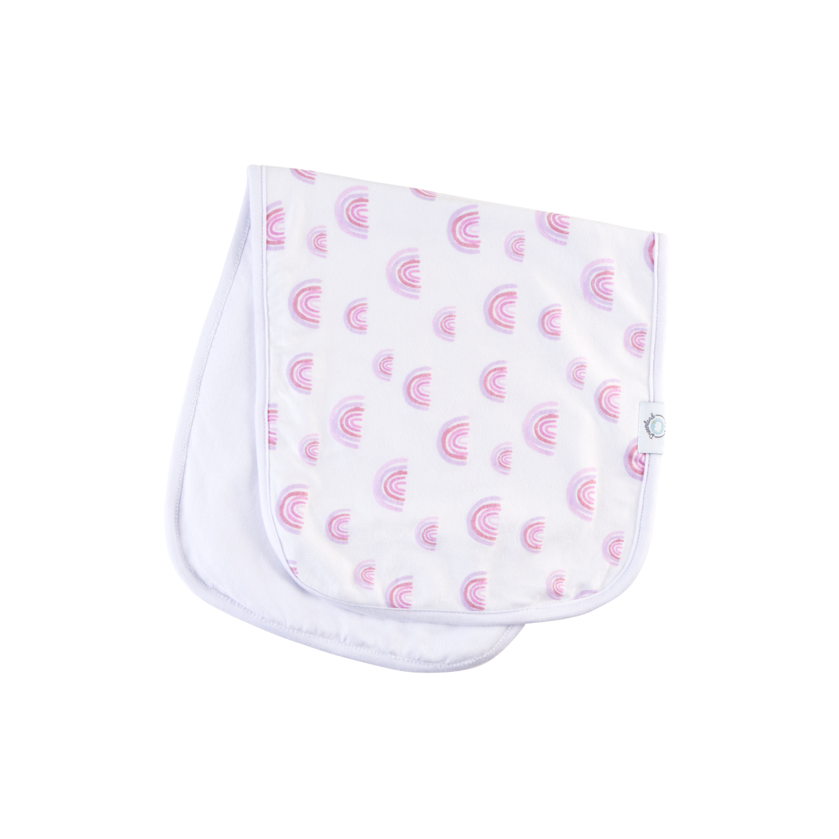 Dream Burp Cloth Dreamland Baby Pink Rainbow  