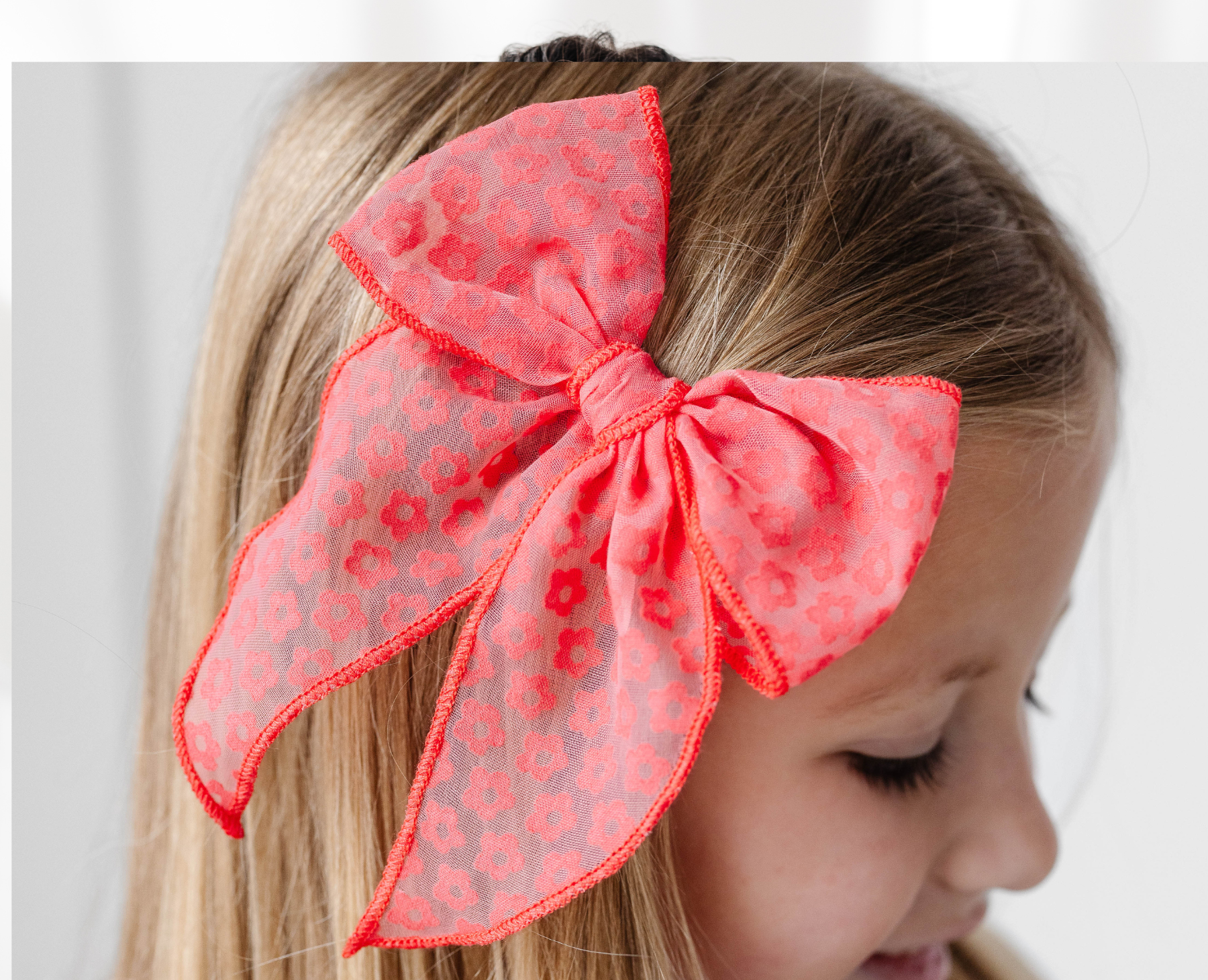 The Dahlia Bow Clip Set Little Poppy Co.   