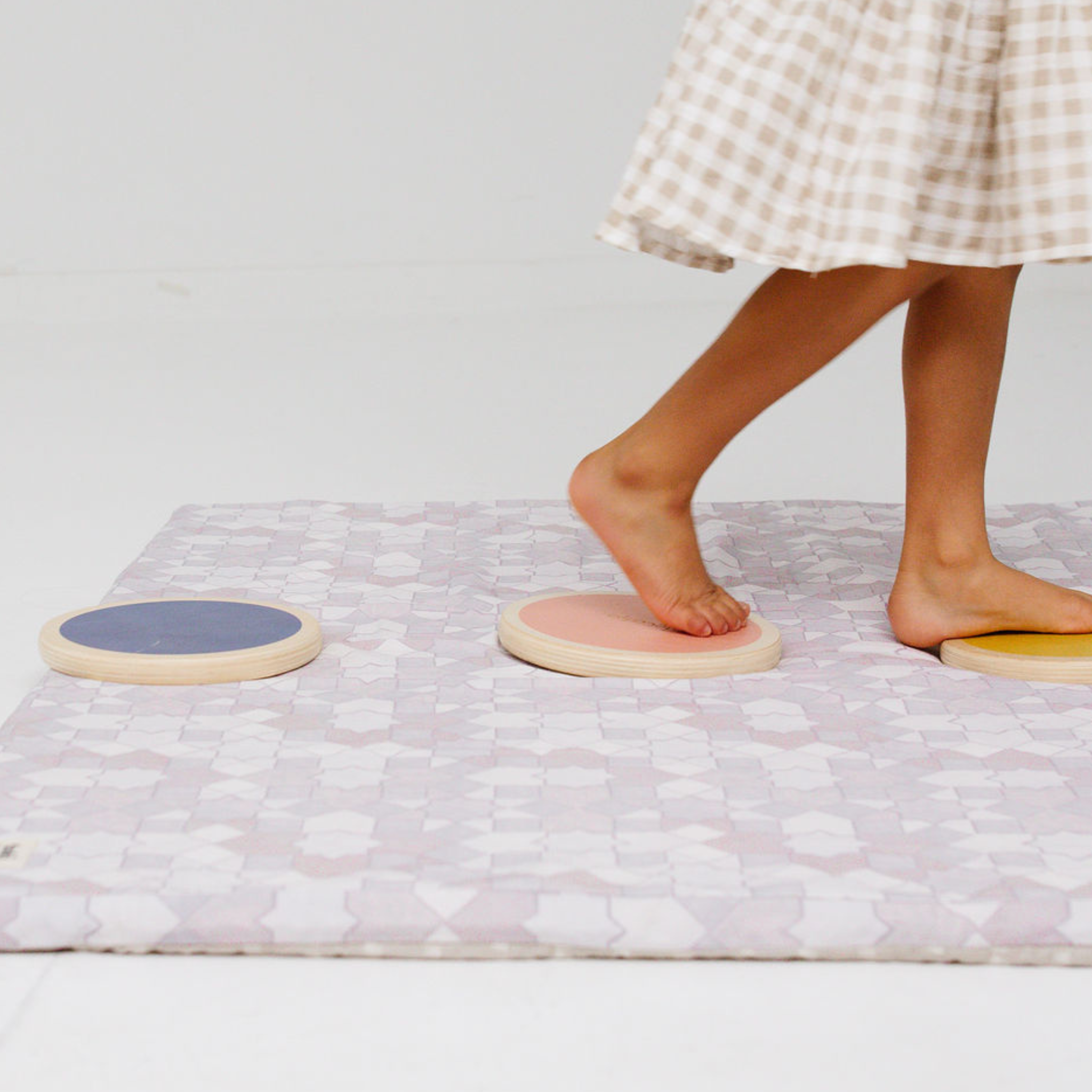 Grey Mosaic Mat Toki Mats   