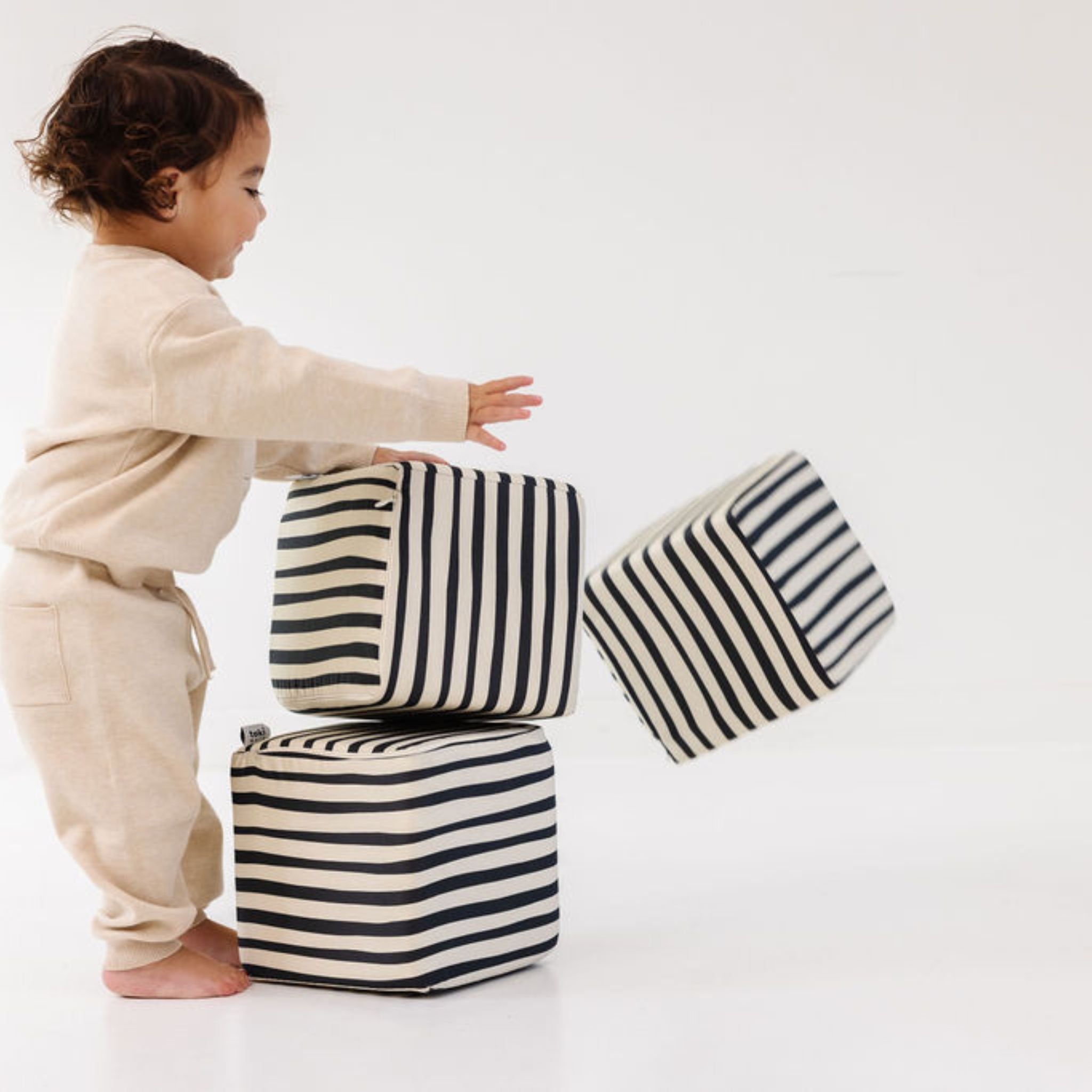 Bold Stripe Play Cube Toki Mats   