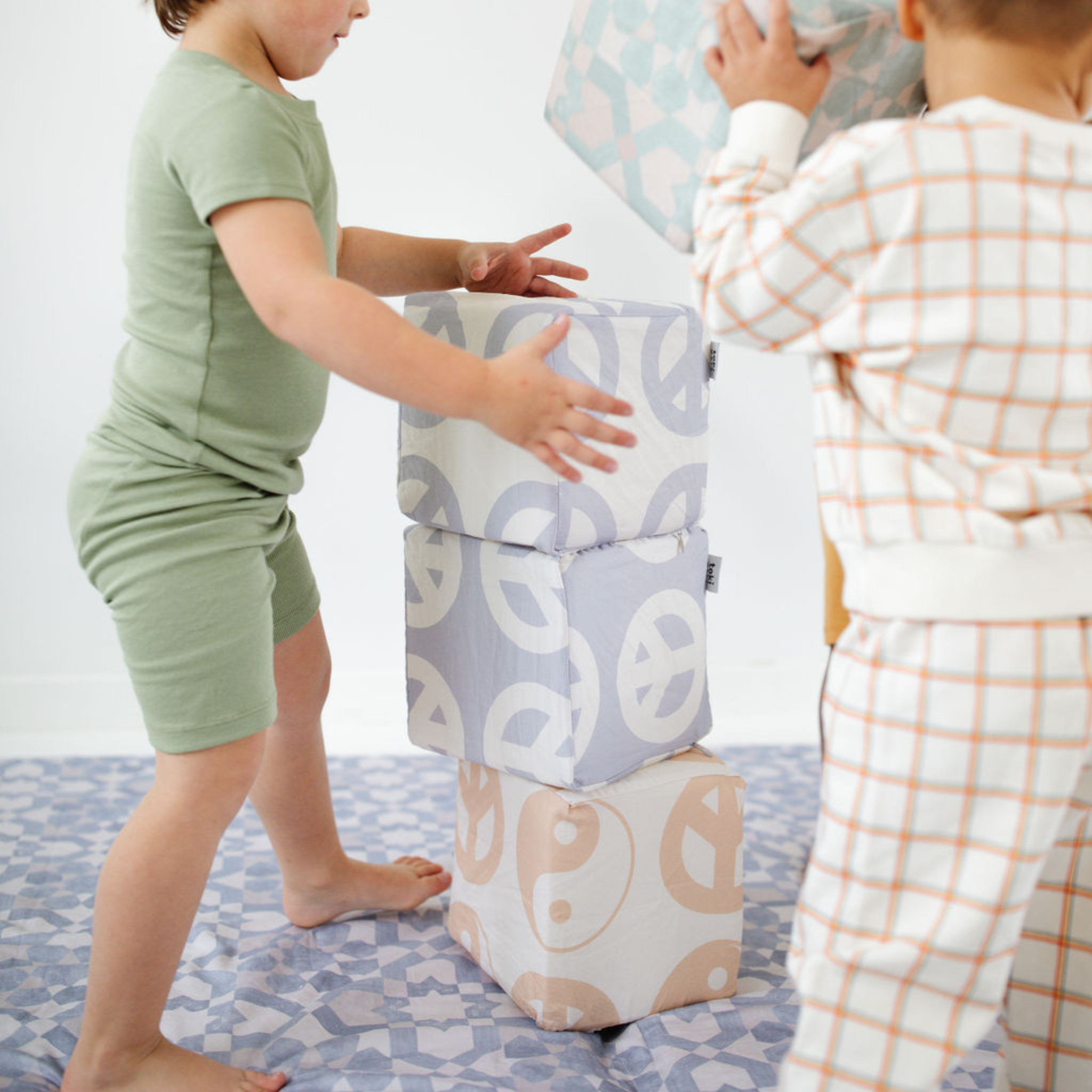 Green Tile Play Cube Toki Mats   