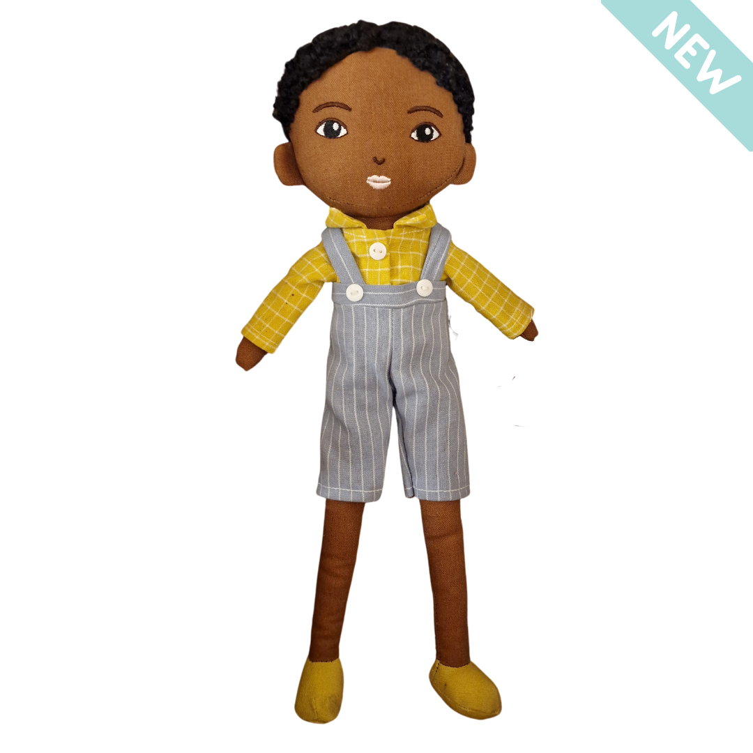 Arie Boy Doll | Handmade With Soft Curly Hair Philly & Friends   