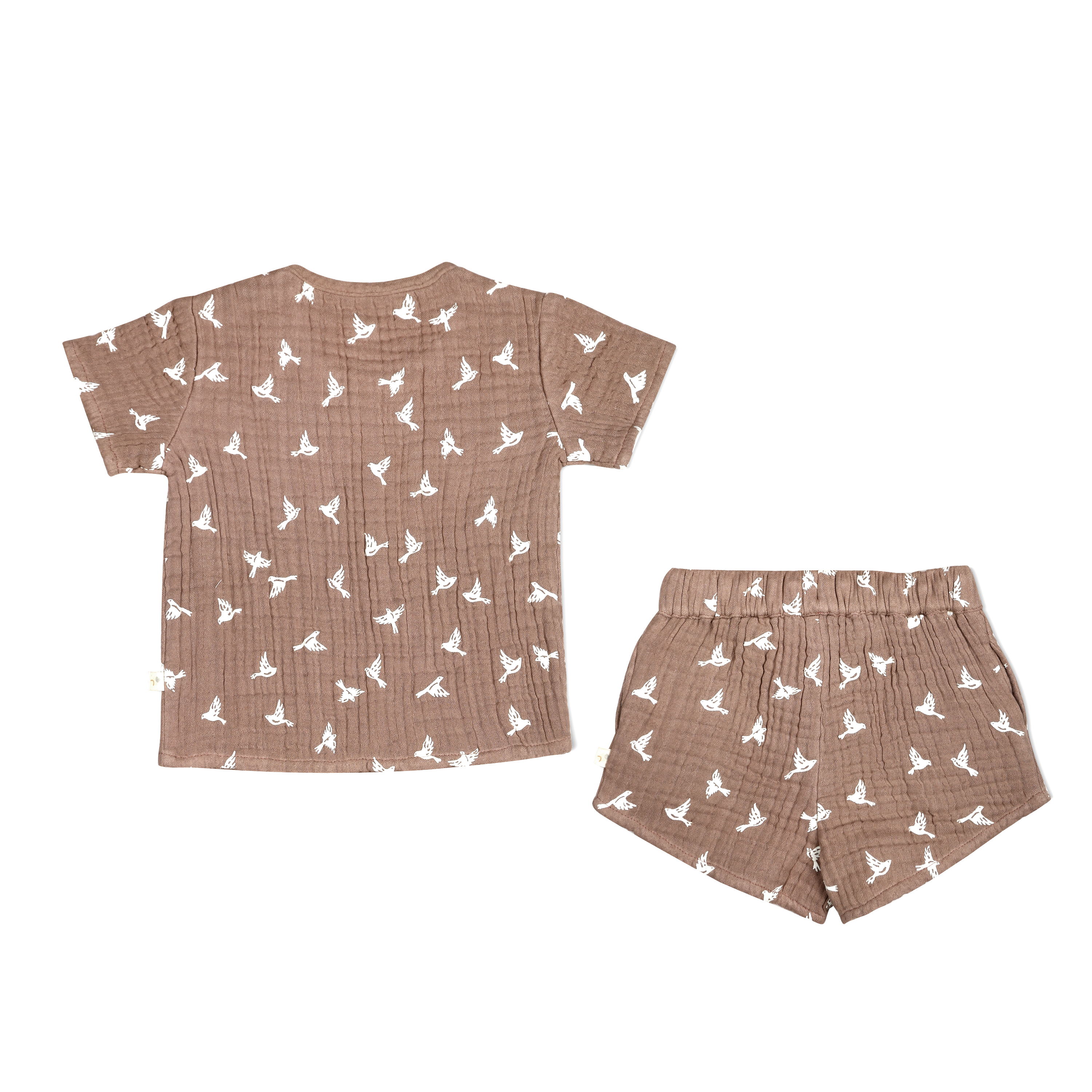 Organic Baby Toddler and Shorts Set - Flock Makemake Organics   