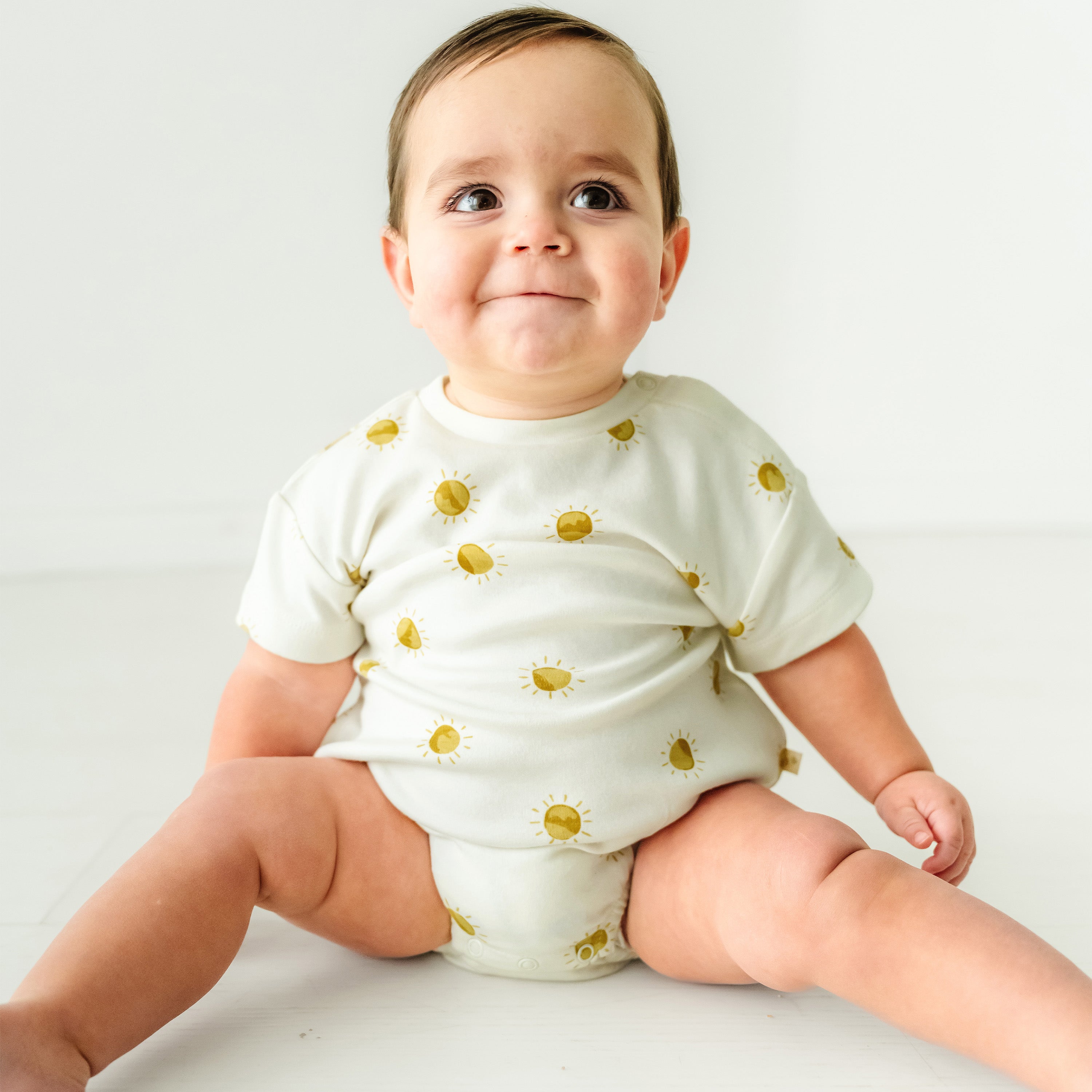 Organic Baby Bubble Romper - Sunshine Makemake Organics   