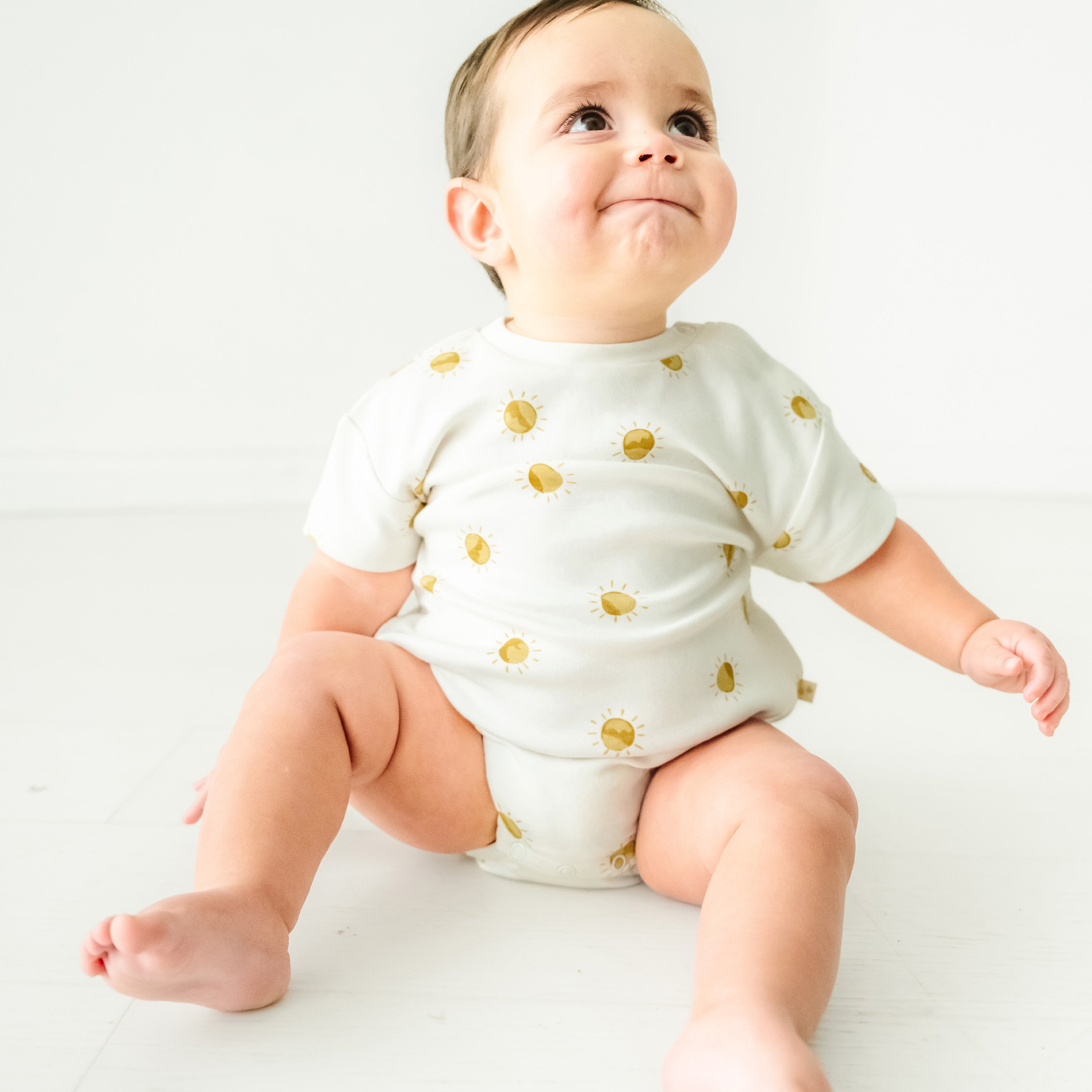 Organic Baby Bubble Romper - Sunshine Makemake Organics   