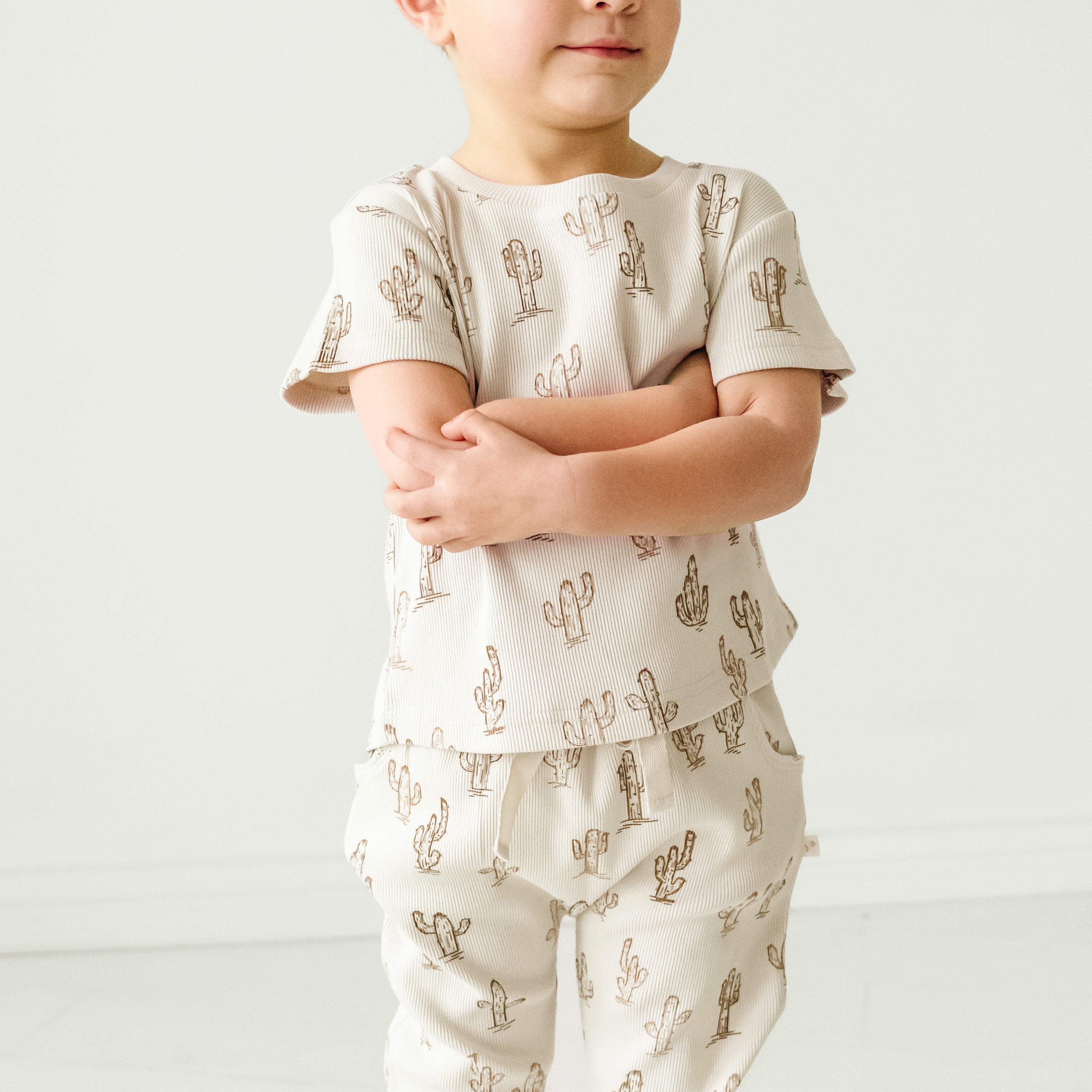 Organic Baby Toddler Harem Pants - Cactus Makemake Organics   