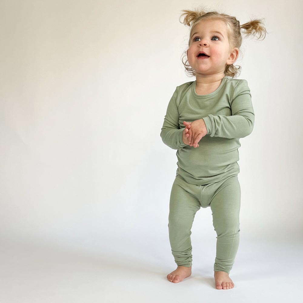 Sage 2-Piece Pajamas Tiny Knot Co.   