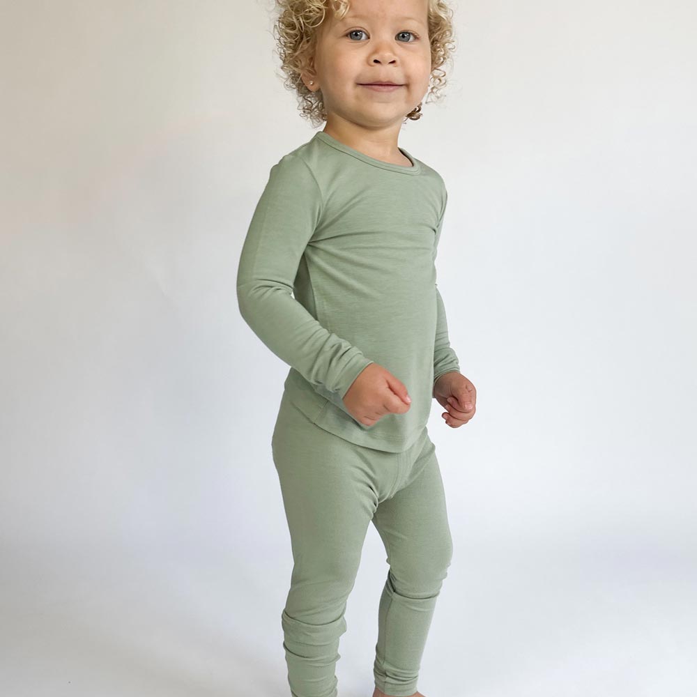 Sage 2-Piece Pajamas Tiny Knot Co.   