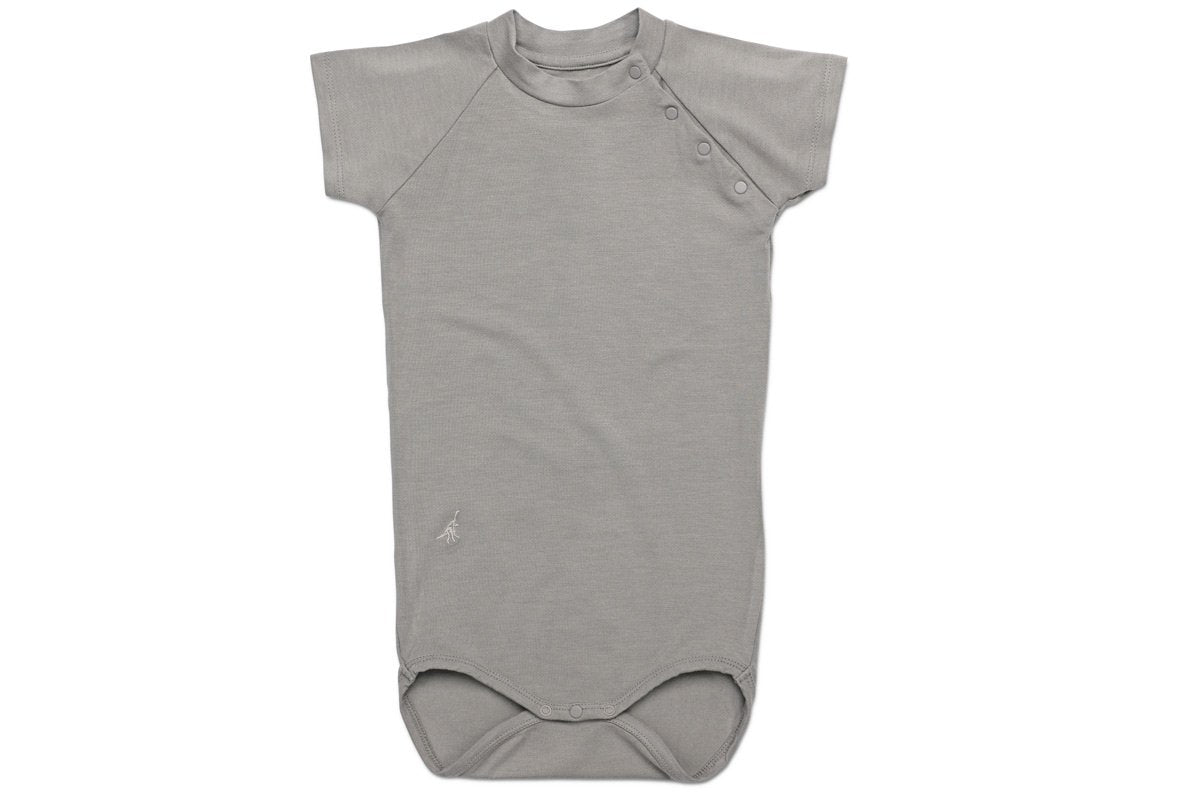 SS Bamboo Bodysuit Vild House of Little 0-3M Hazy Grey 