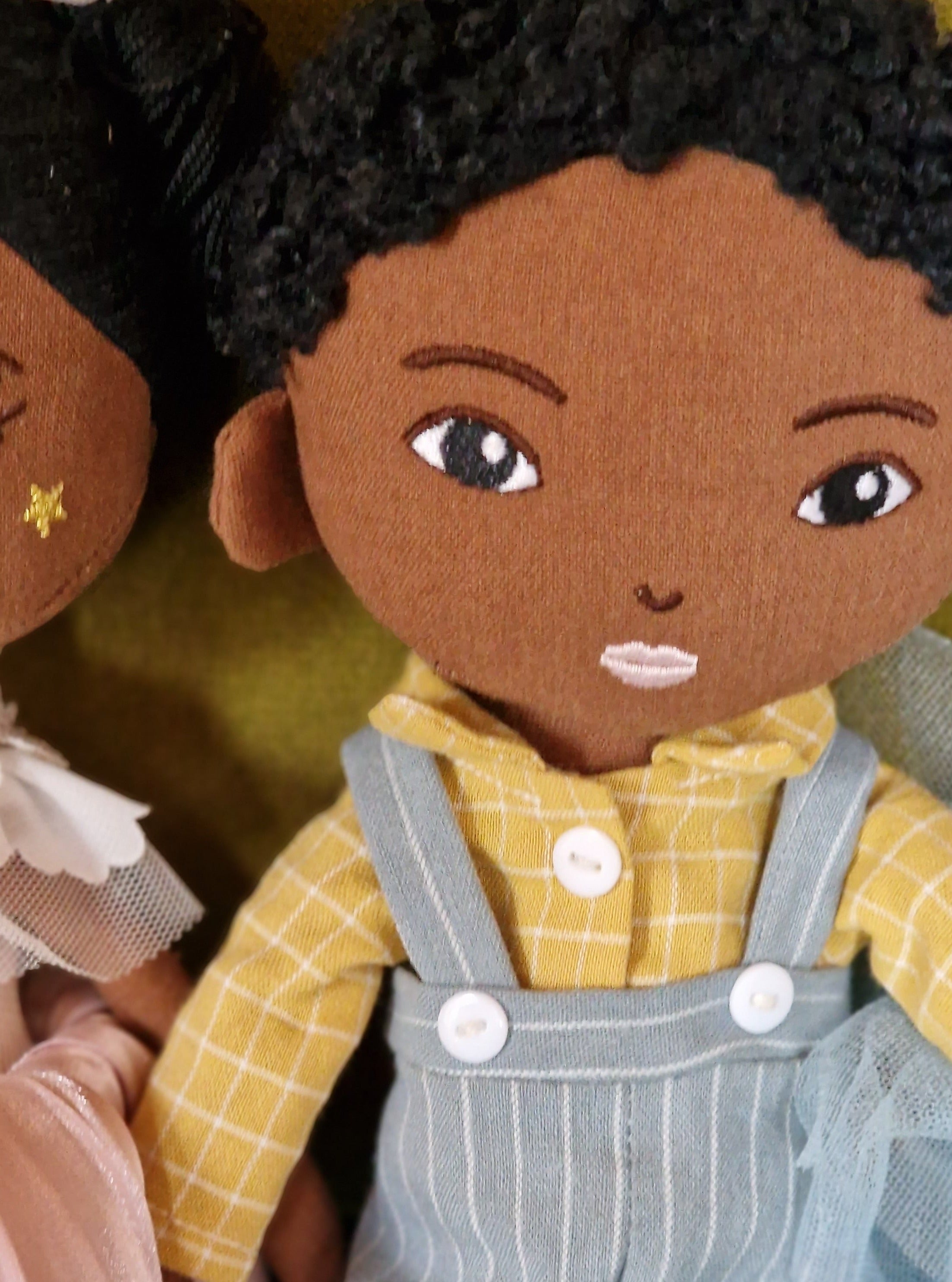 Arie Boy Doll | Handmade With Soft Curly Hair Philly & Friends   