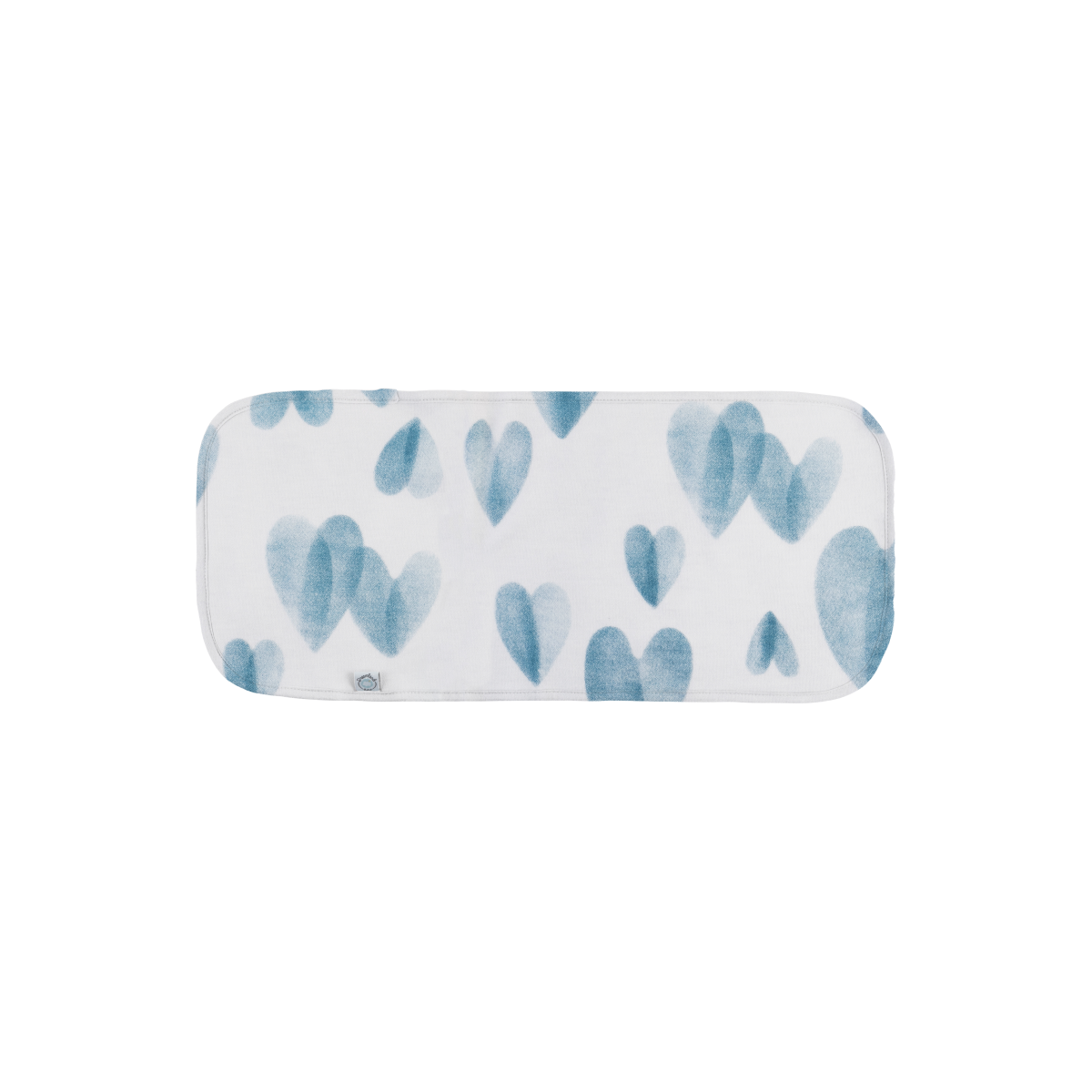 Dream Burp Cloth Dreamland Baby Ocean Blue Hearts  