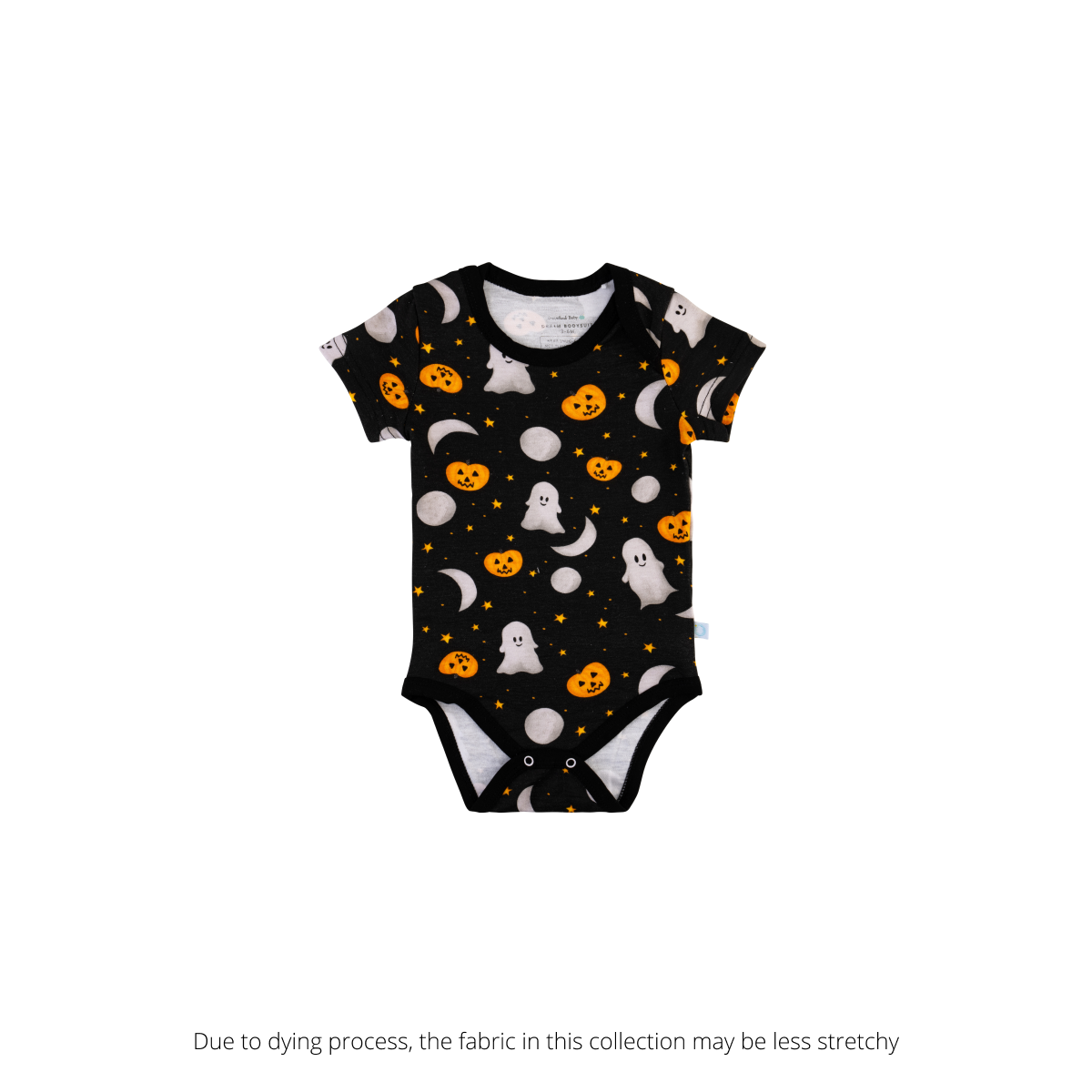 Baby Short-Sleeve Bamboo Bodysuit Dreamland Baby Ghost 0 - 3 Months 