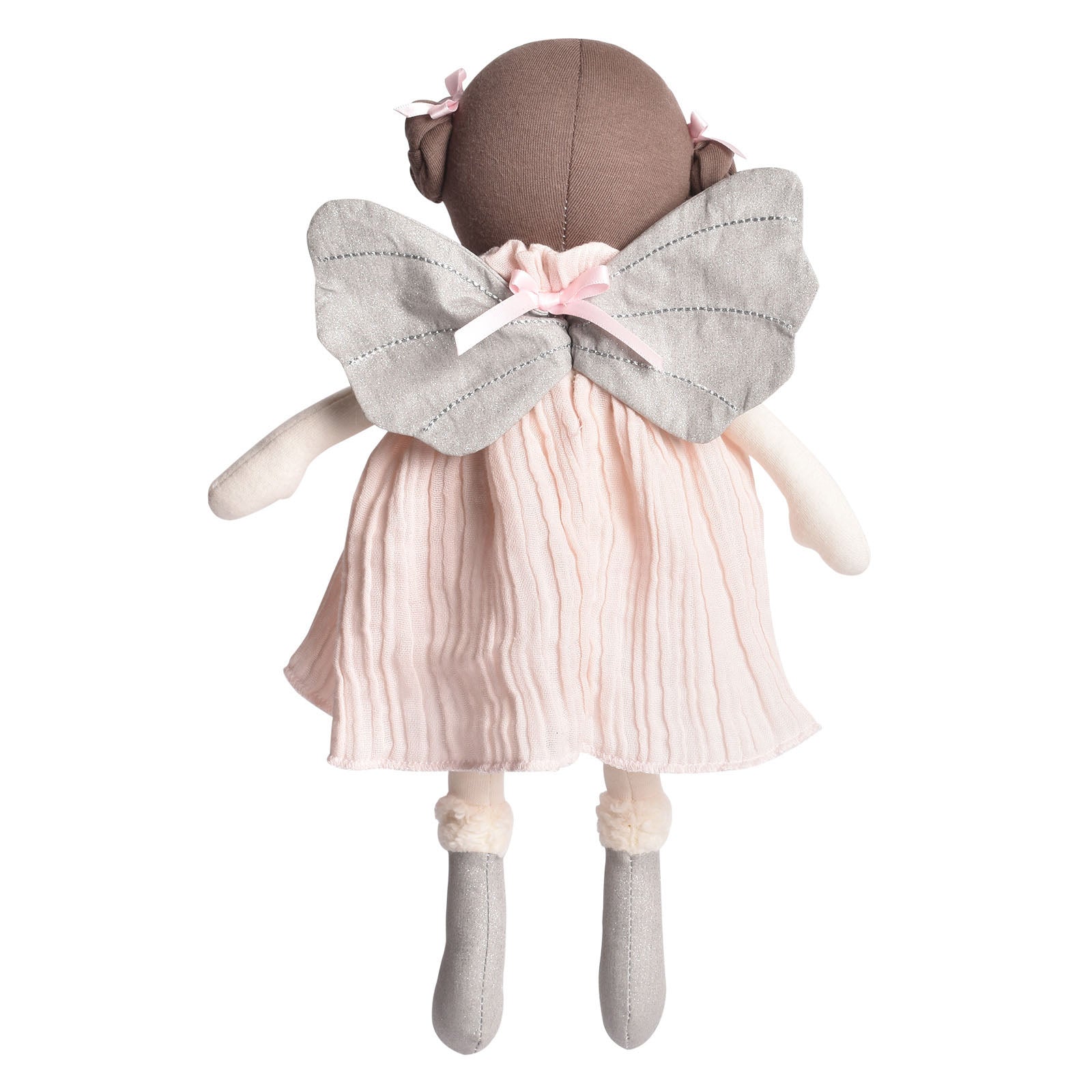 Angelina in Pink Dress With Silver Wings Tikiri Toys   