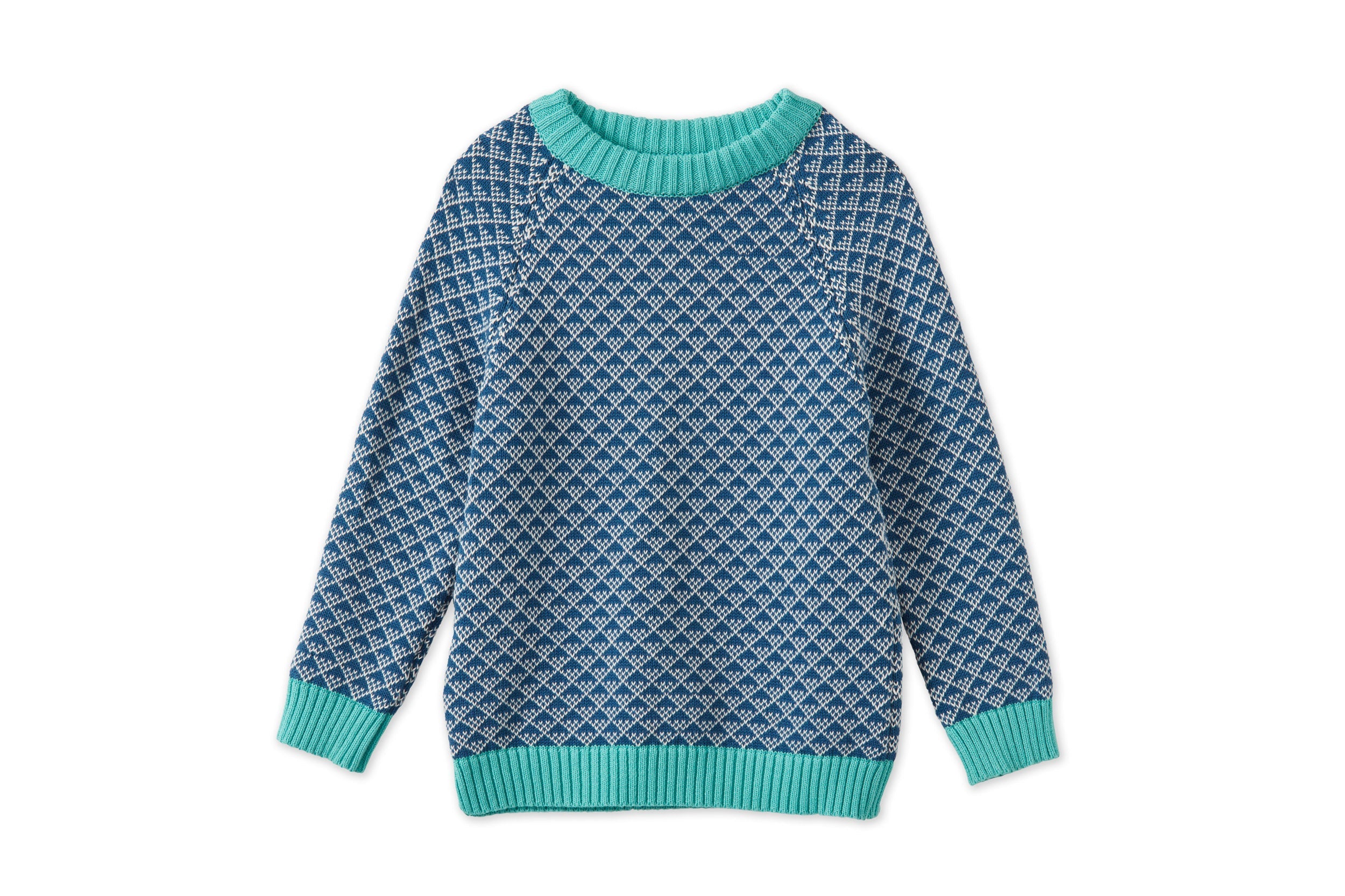 Organic Cotton Nordic Knit Pullover Vild House of Little 1-2Y Nordic Pattern 