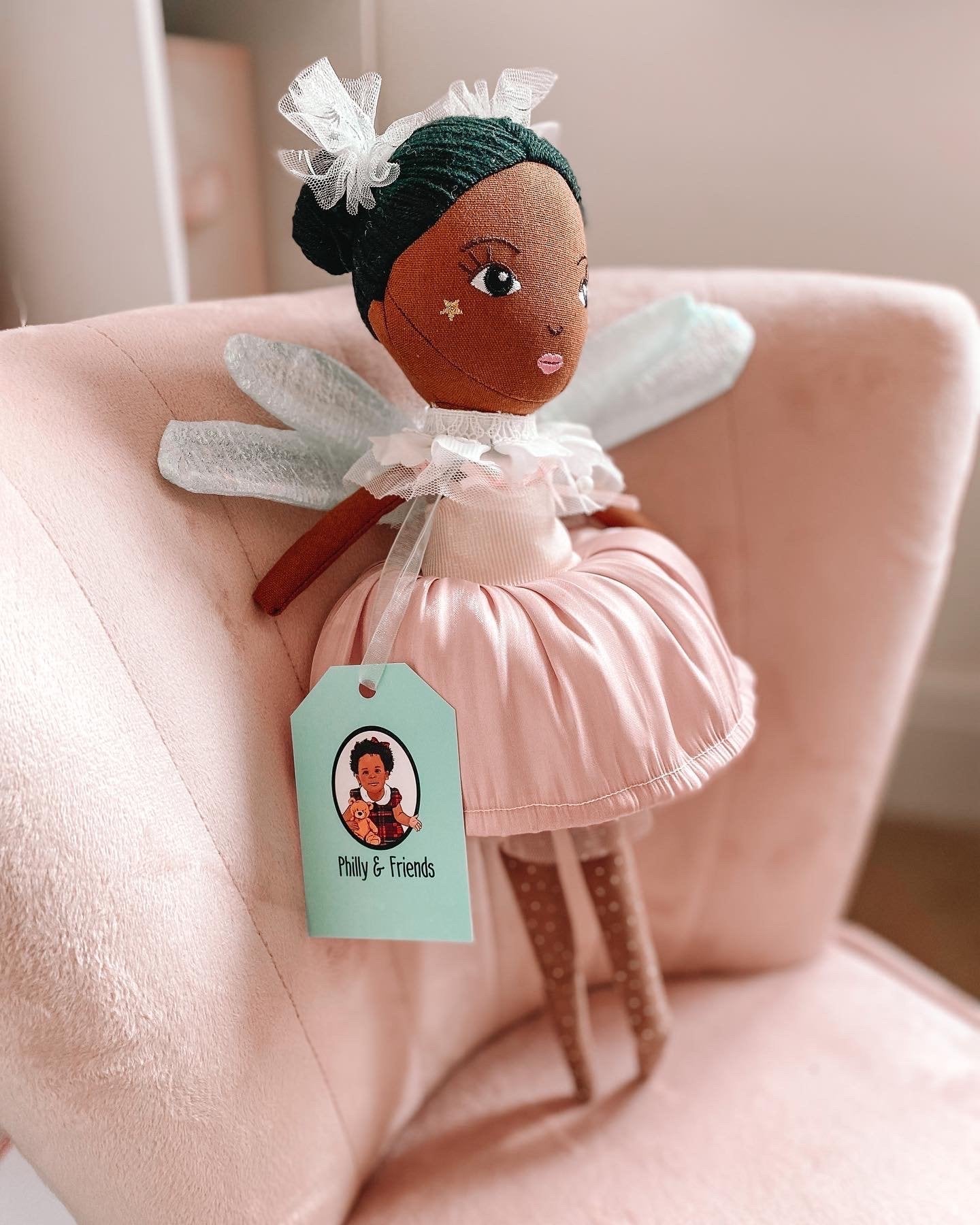 Philly Fairy Doll | Handmade With Detachable Illusion Wings Philly & Friends   