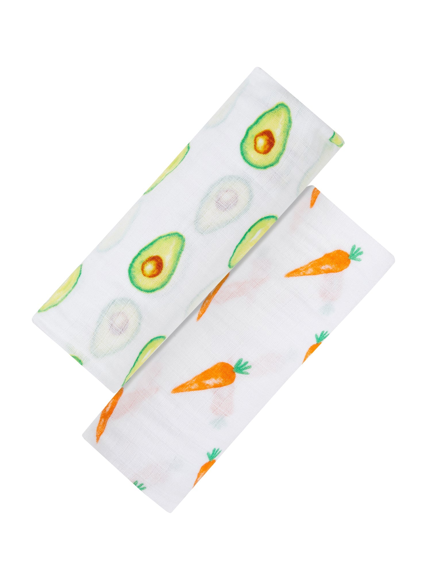 Organic Swaddle Set - First Foods (Avocado & Carrot) Malabar Baby   