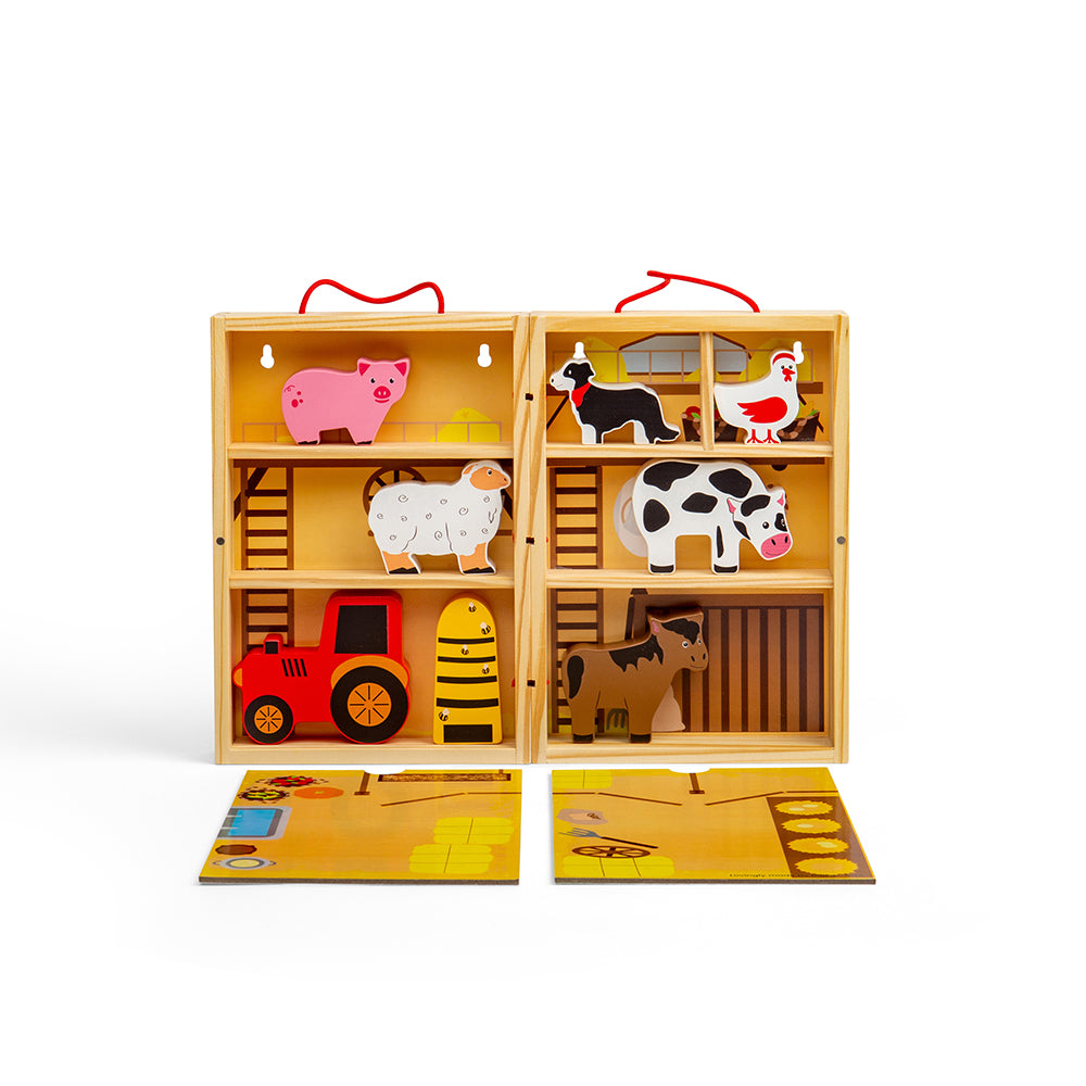 Farm Animal Playbox Bigjigs Toys   