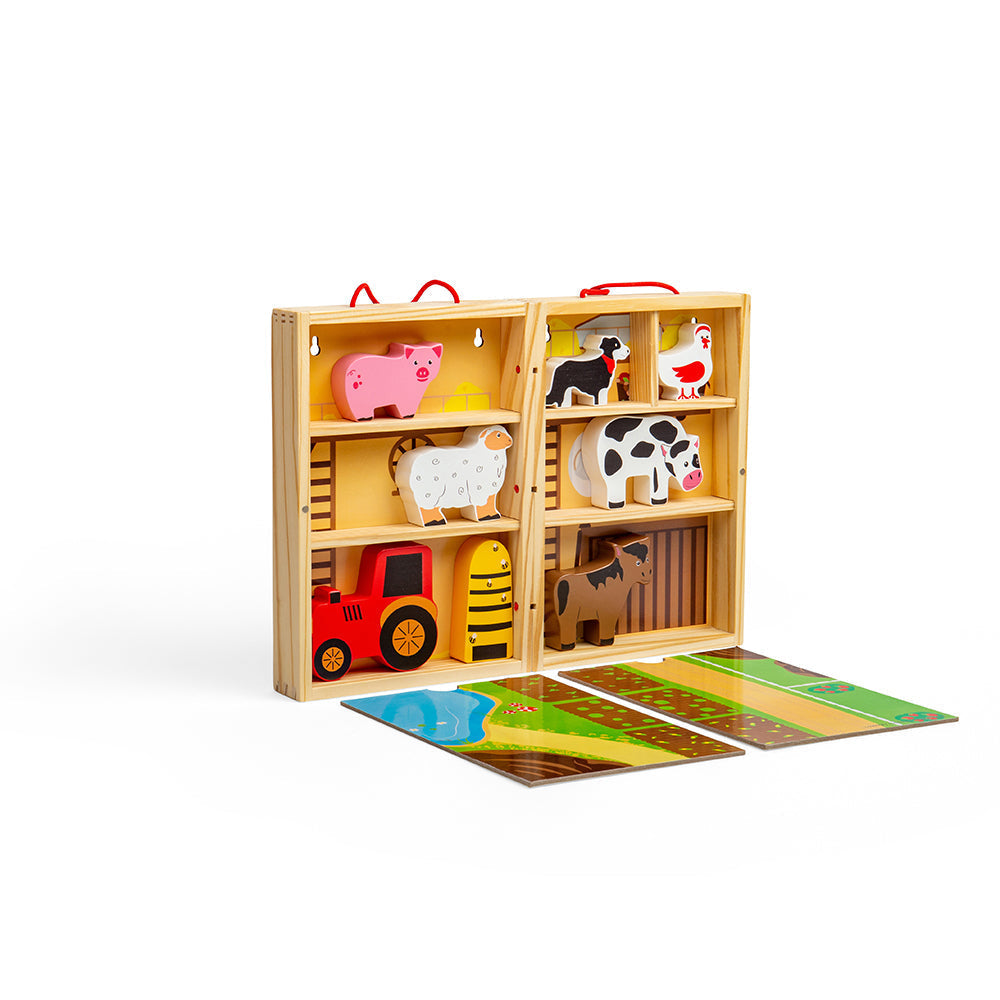 Farm Animal Playbox Bigjigs Toys   