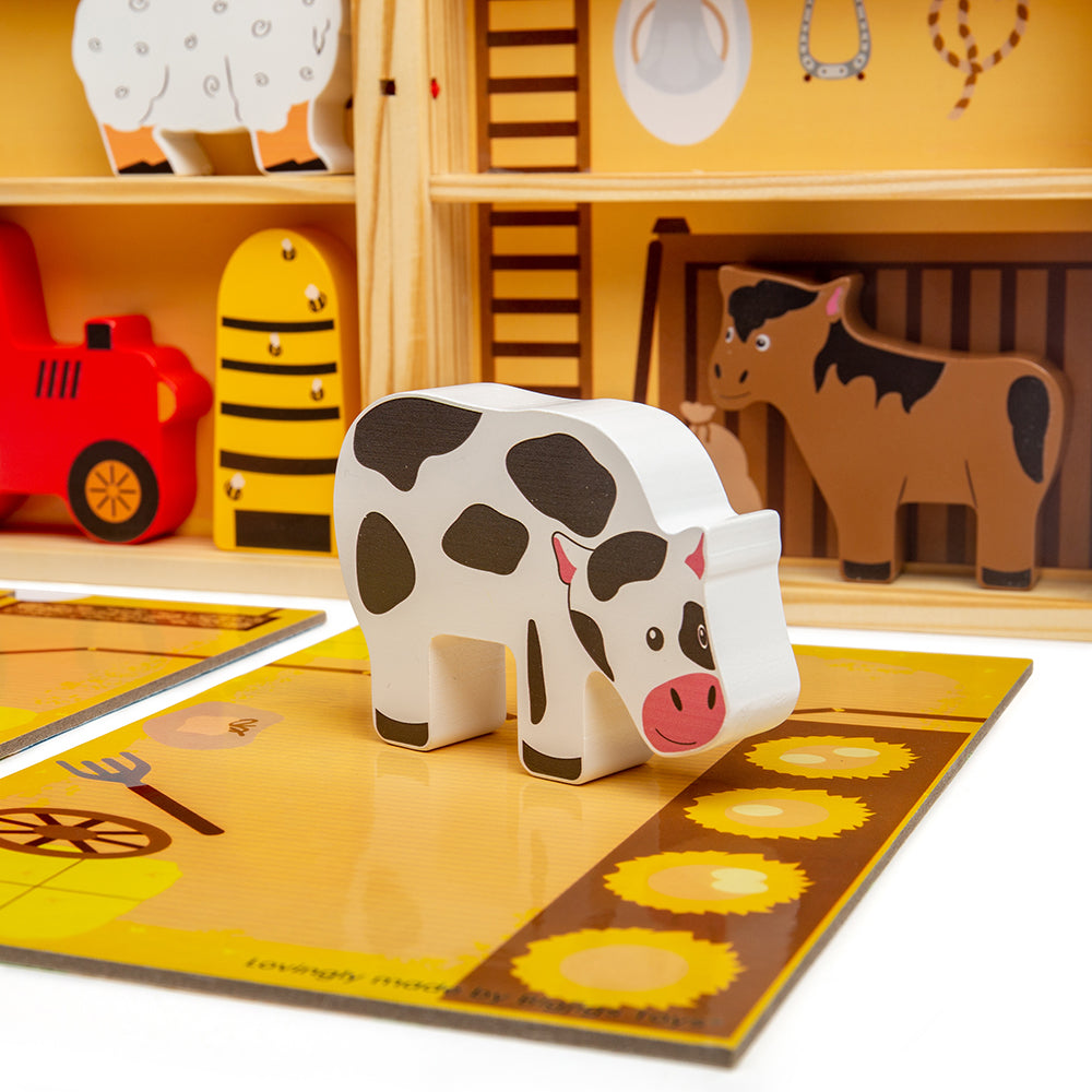 Farm Animal Playbox Bigjigs Toys   