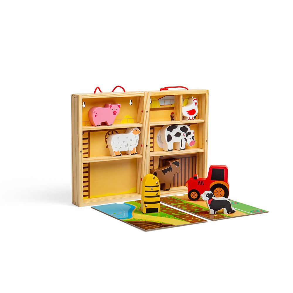 Farm Animal Playbox Bigjigs Toys   