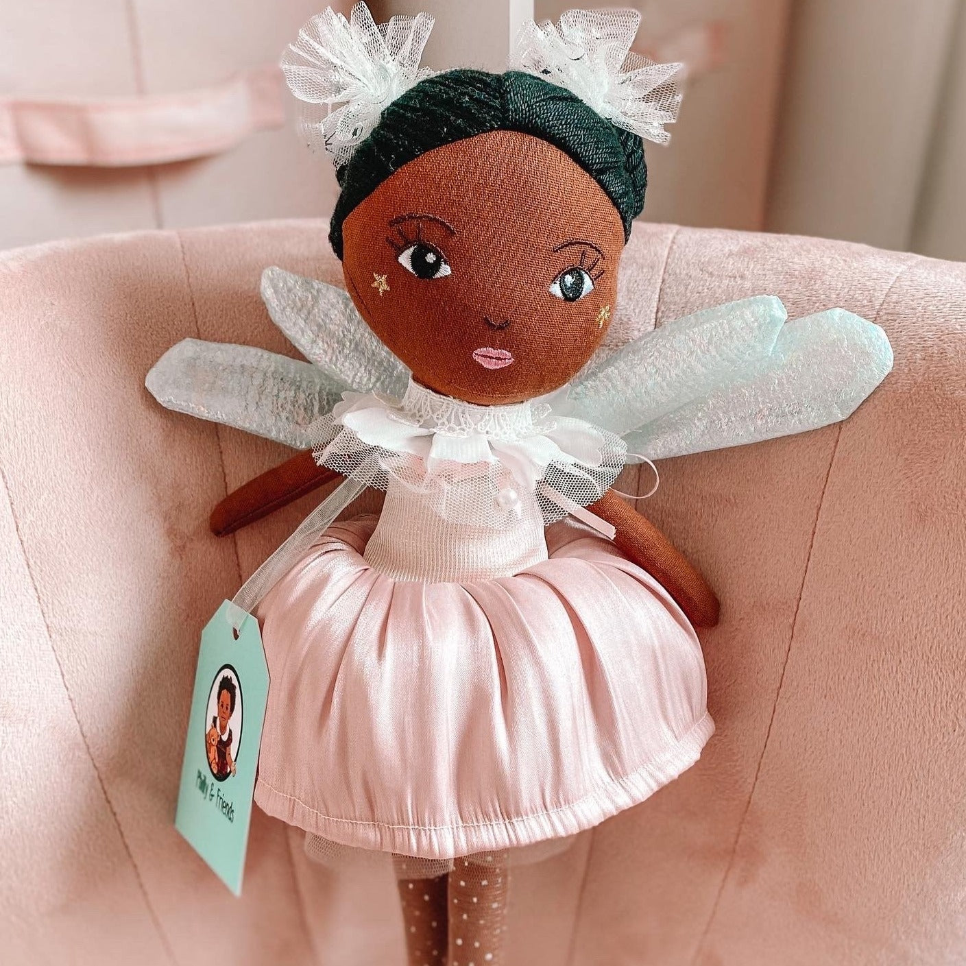 Philly Fairy Doll | Handmade With Detachable Illusion Wings Philly & Friends   