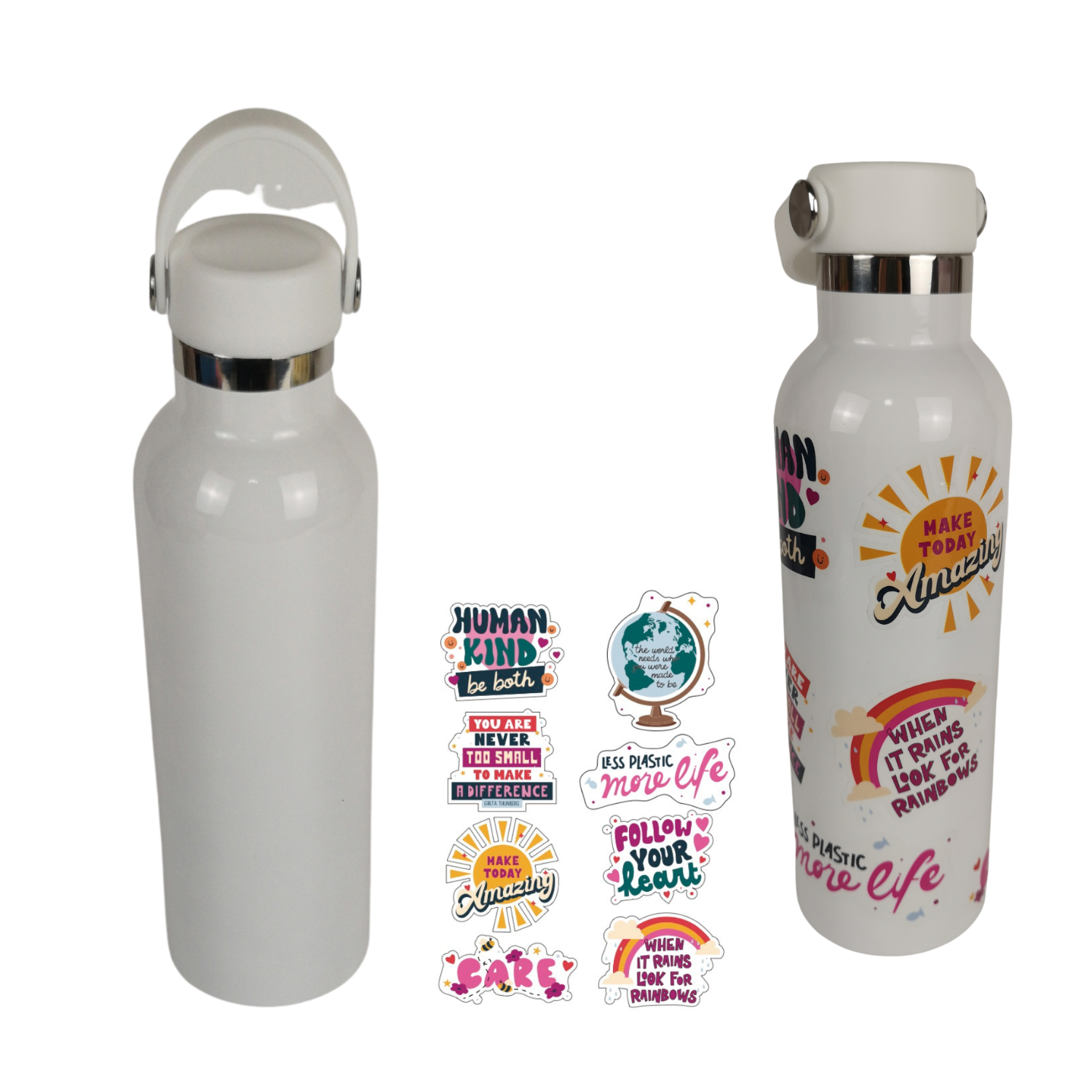 Greta Stainless Steel Water Bottle Decorating Craft Kids Crafts   