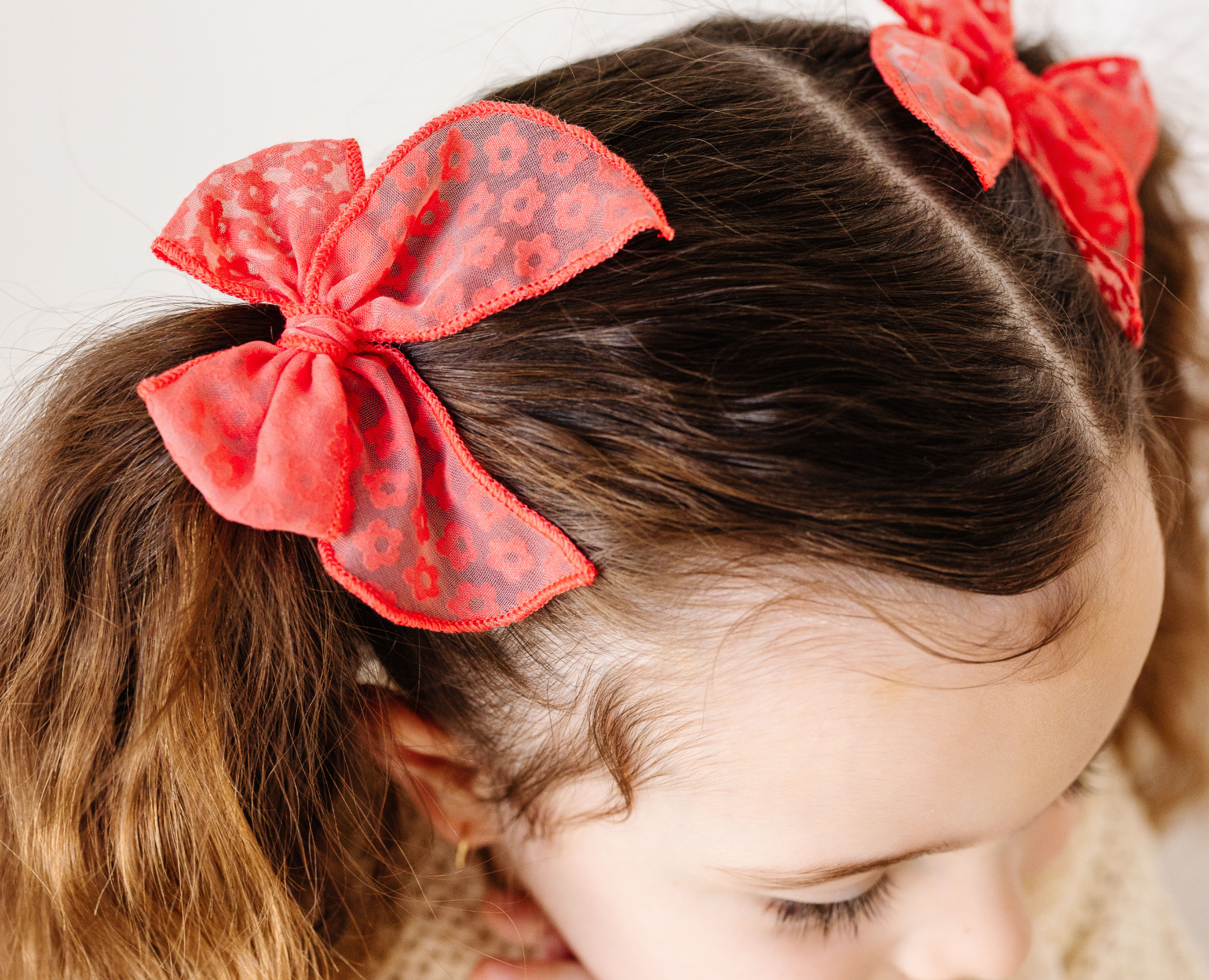 The Dahlia Bow Clip Set Little Poppy Co.   