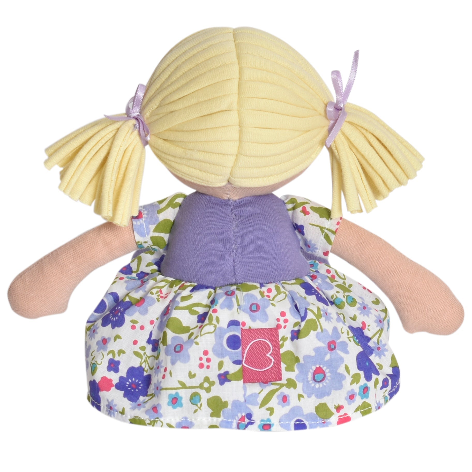 Lil'l Peggy Blonde Hair With Lilac & Pink Dress Tikiri Toys   