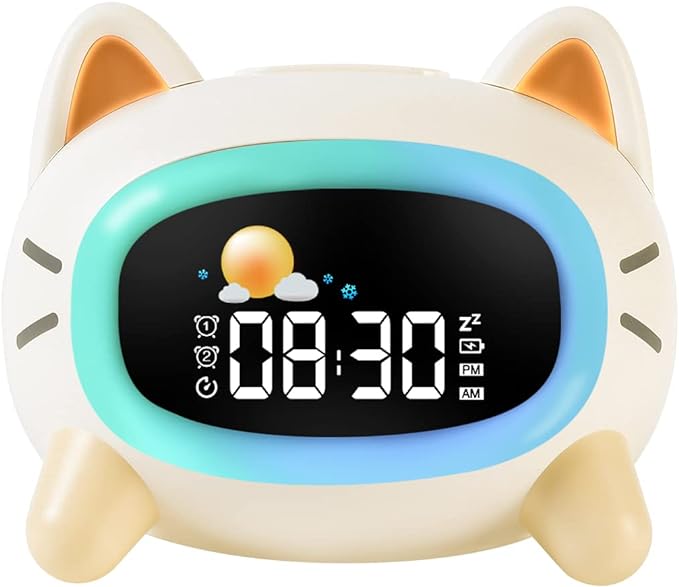 EVIE Sleep Training Clock, Sound Machine and Night Light LittleHippo   