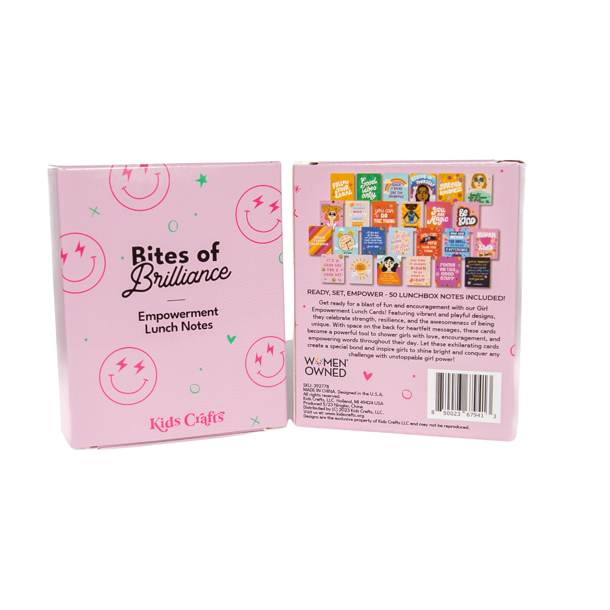 Bites of Brilliance Lunch Box Note Cards Kids Crafts   