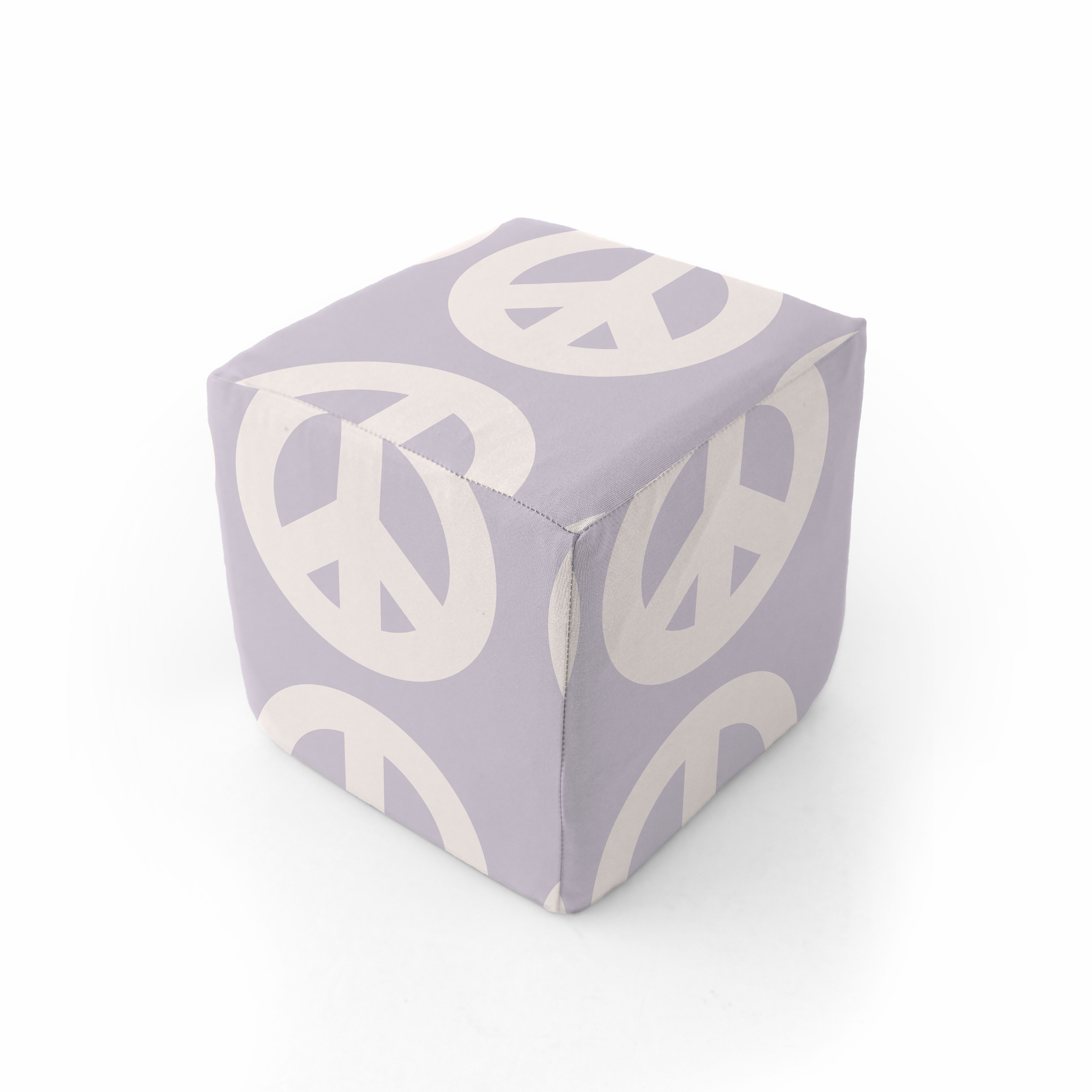 Lavender Peace Sign Play Cube Toki Mats   