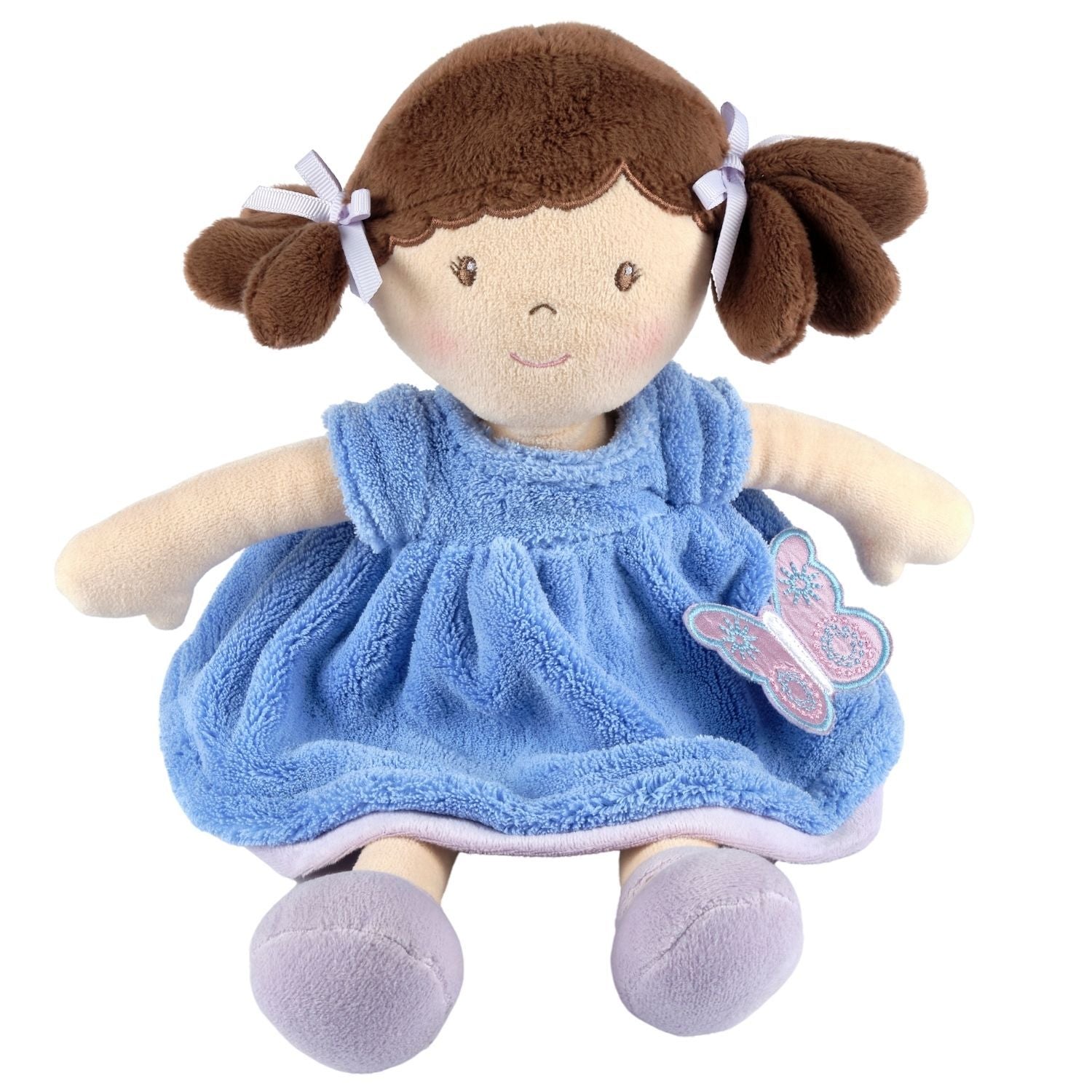 Pari Brown Hair With Blue & Purple Dress Tikiri Toys   