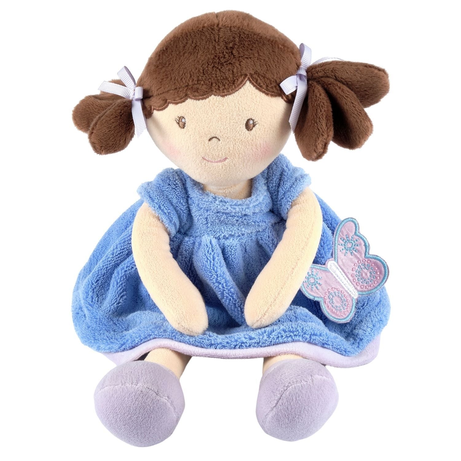 Pari Brown Hair With Blue & Purple Dress Tikiri Toys   