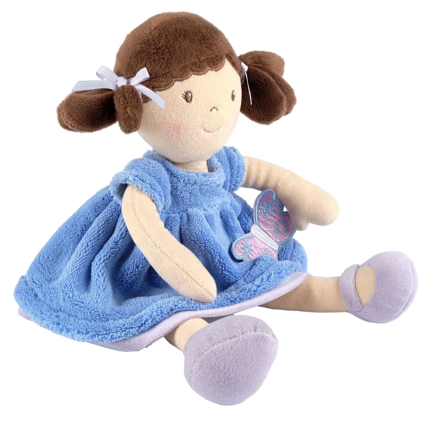 Pari Brown Hair With Blue & Purple Dress Tikiri Toys   