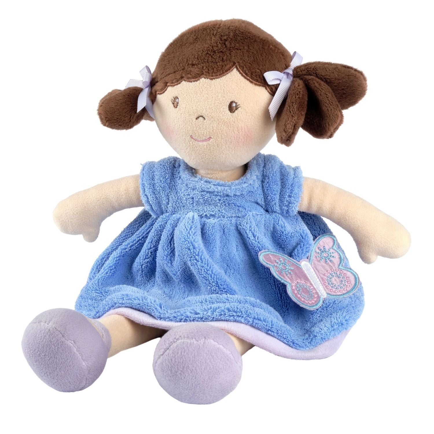 Pari Brown Hair With Blue & Purple Dress Tikiri Toys   