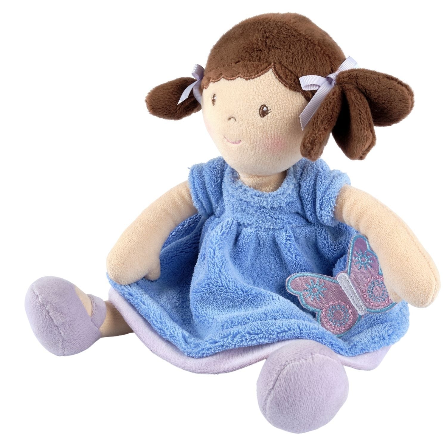 Pari Brown Hair With Blue & Purple Dress Tikiri Toys   