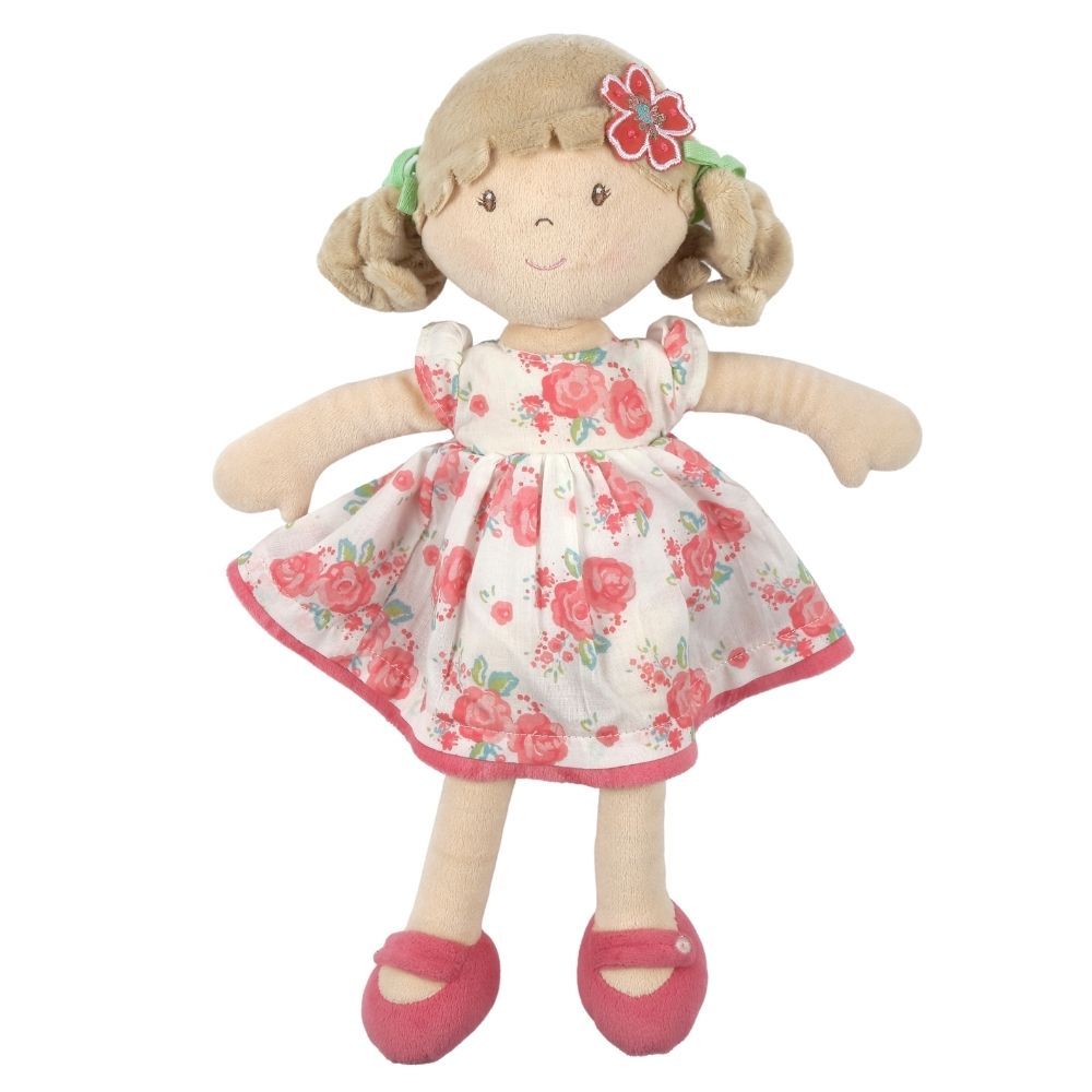 Scarlet Beige Hair With Pink Floral Dress Tikiri Toys   