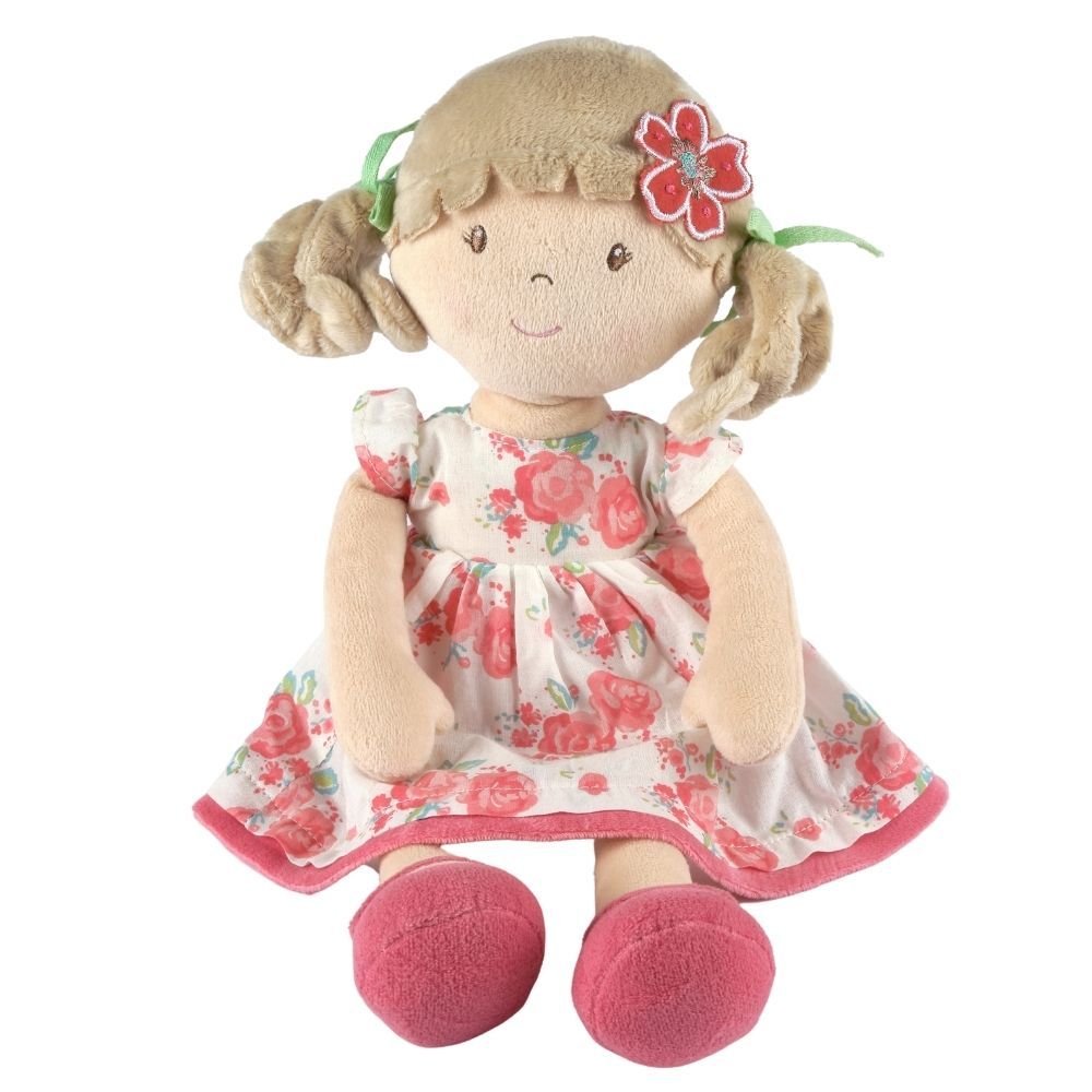 Scarlet Beige Hair With Pink Floral Dress Tikiri Toys   