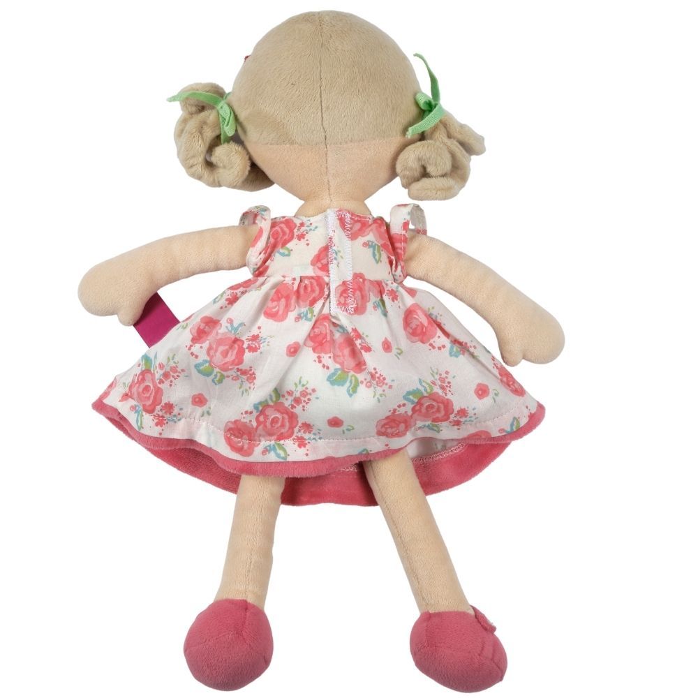 Scarlet Beige Hair With Pink Floral Dress Tikiri Toys   