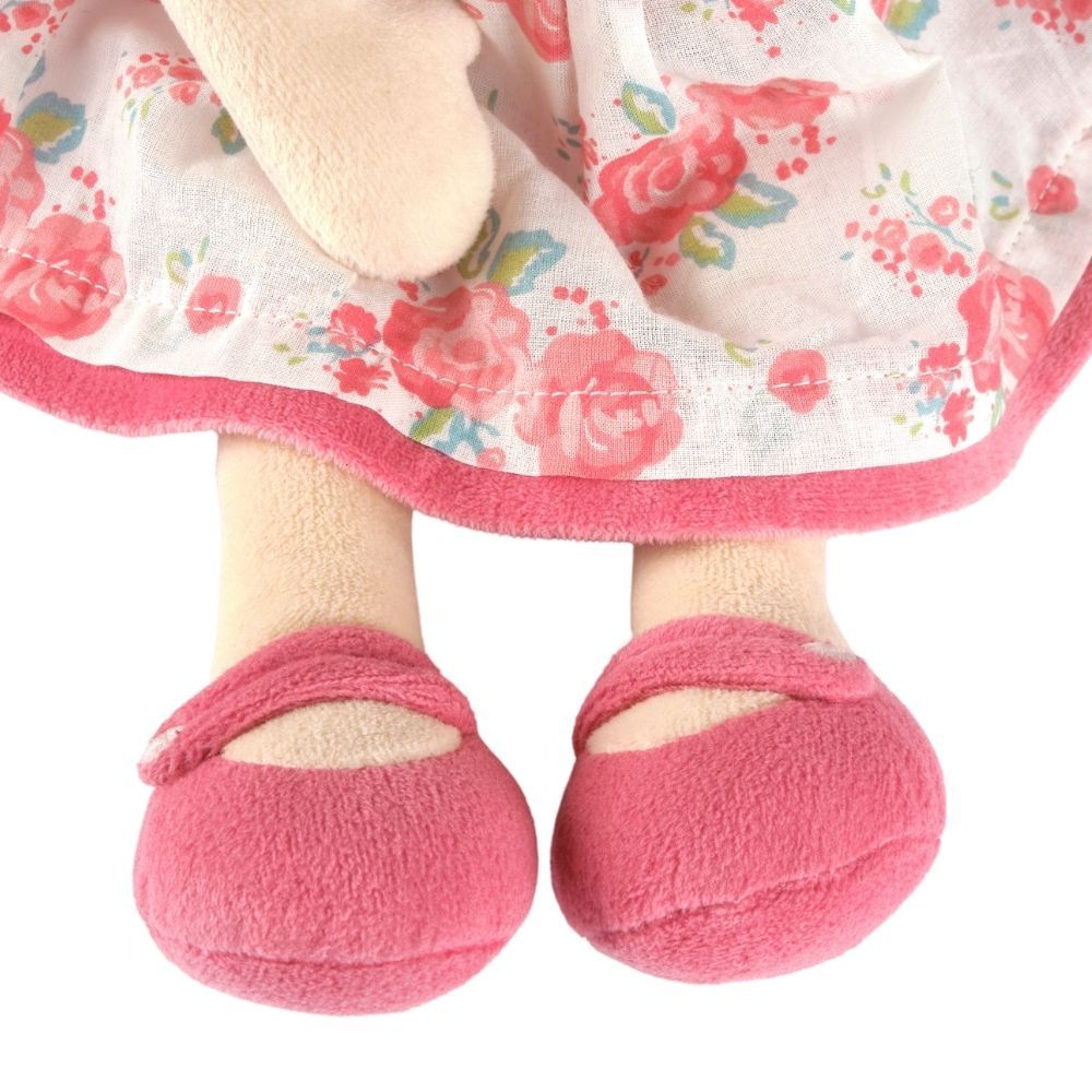 Scarlet Beige Hair With Pink Floral Dress Tikiri Toys   