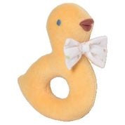 Tara the Duck - Baby Organic Fabric Rattle Tikiri Toys   